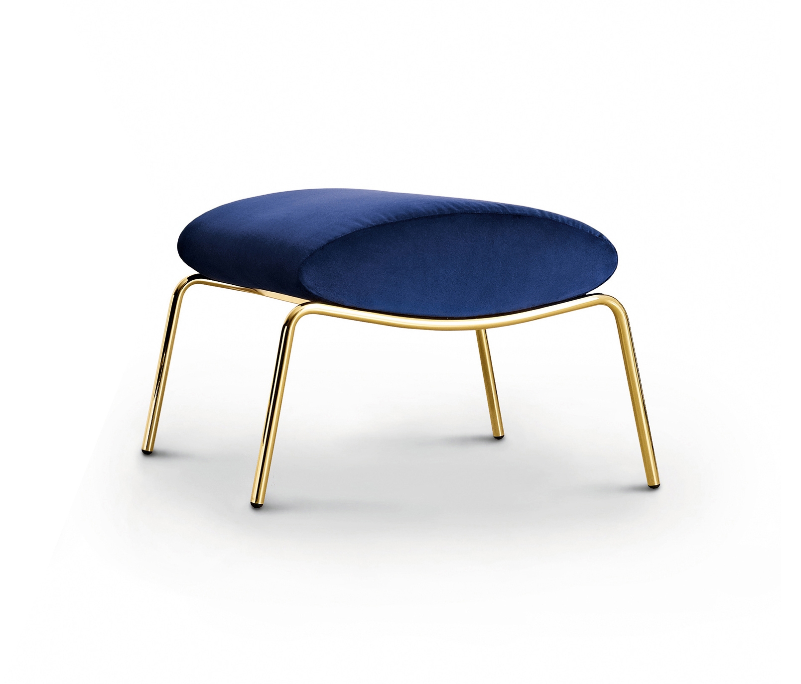 Display product Delfino Pouf - Version with galvanic gold lacquered base from manufacturer ARFLEX