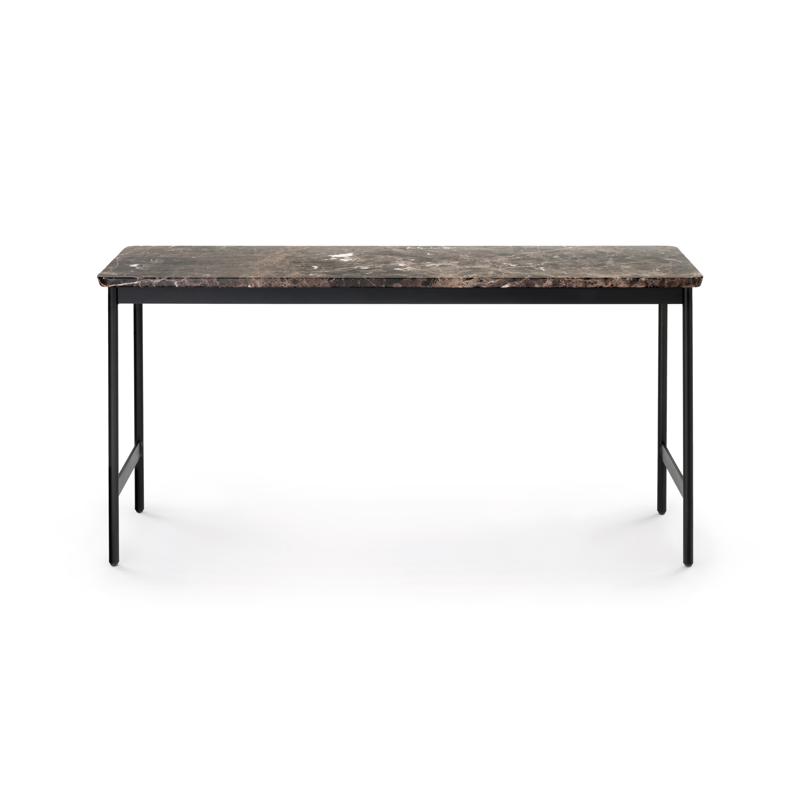 Capilano Small Table 96x30 - Version with Emperador Marble Top