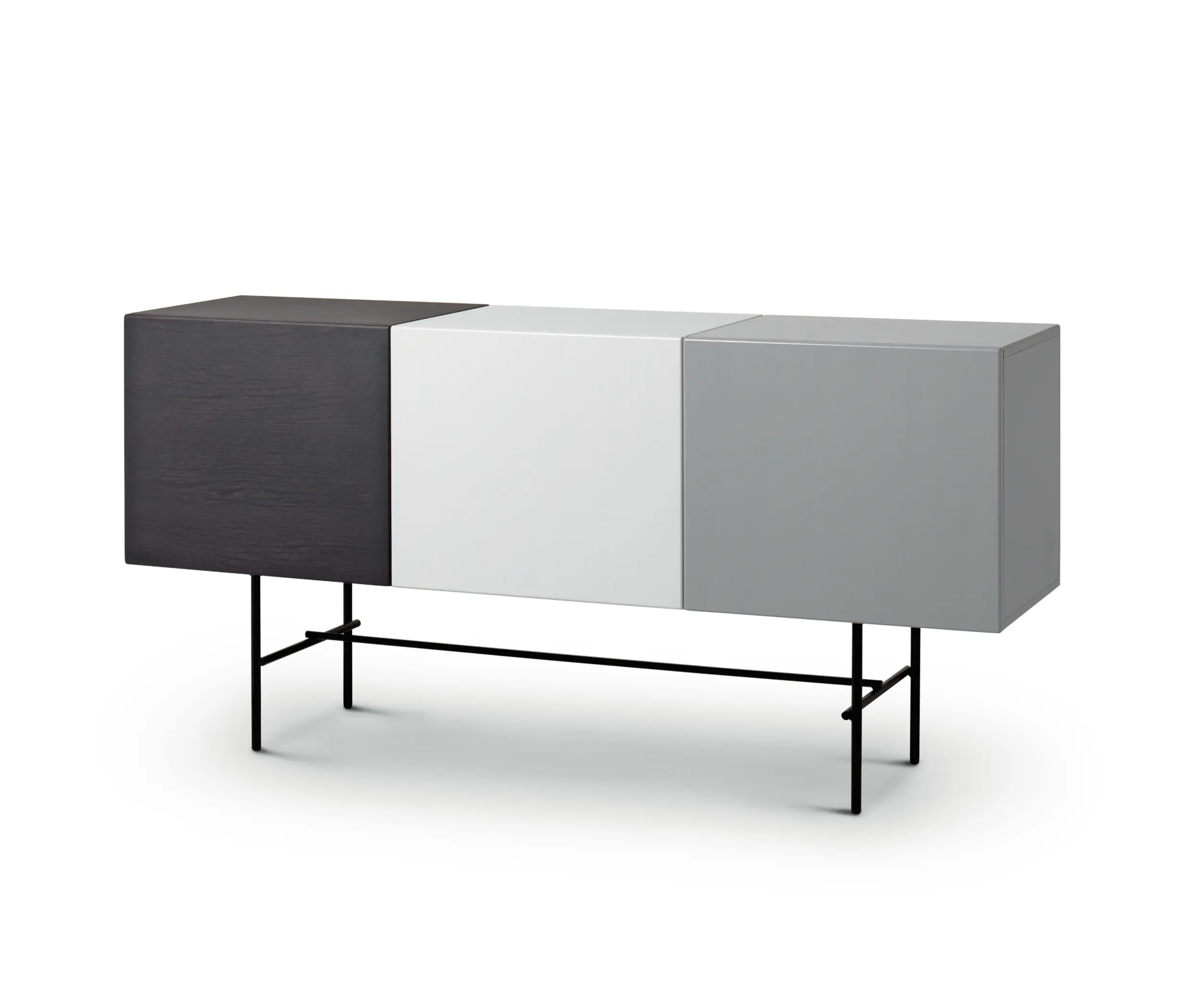 ARFLEX - Rubycon Sideboard - Version with 3 differently lacquered cubes
