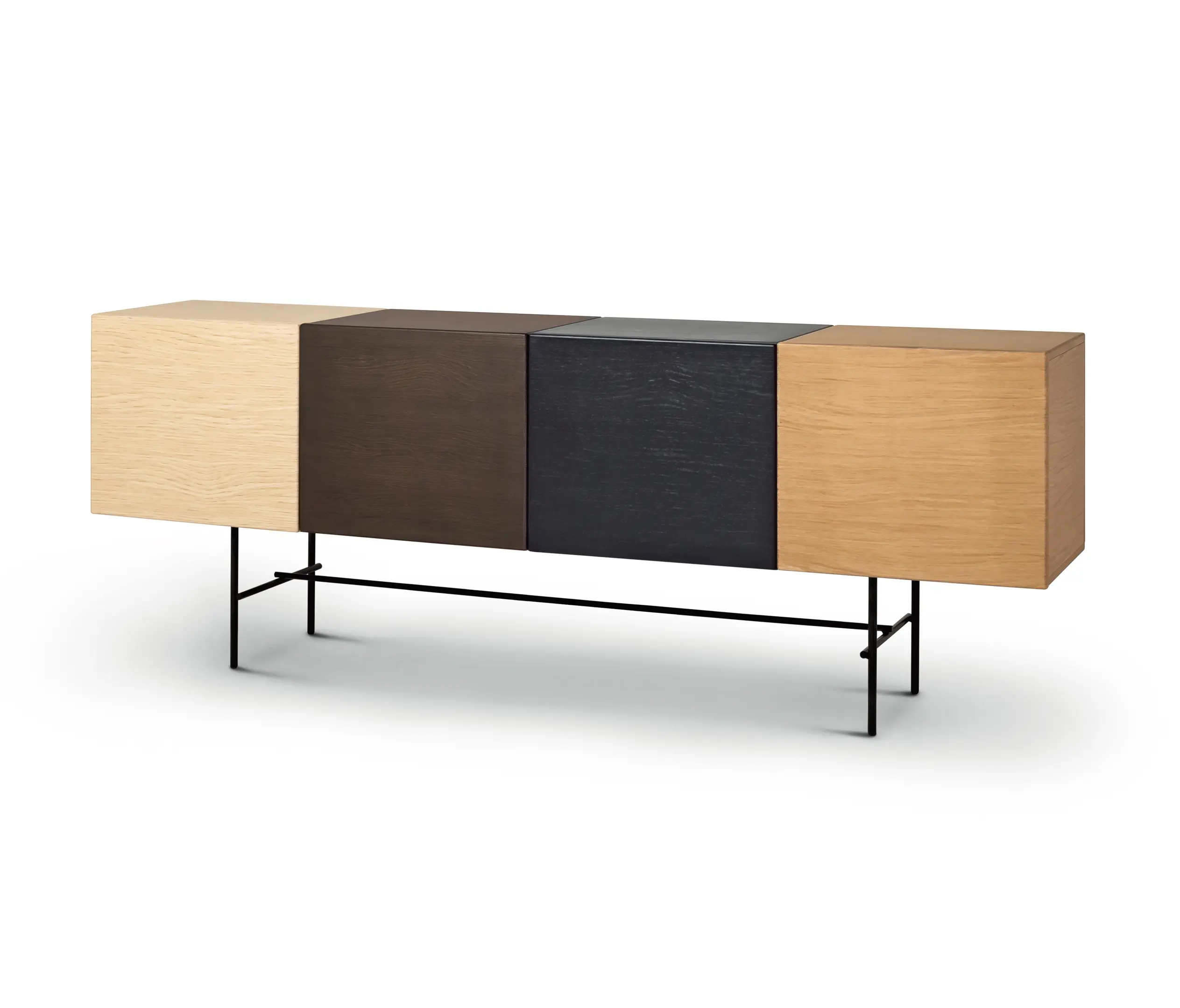 ARFLEX - Rubycon Sideboard - Version with 4 differently lacquered cubes