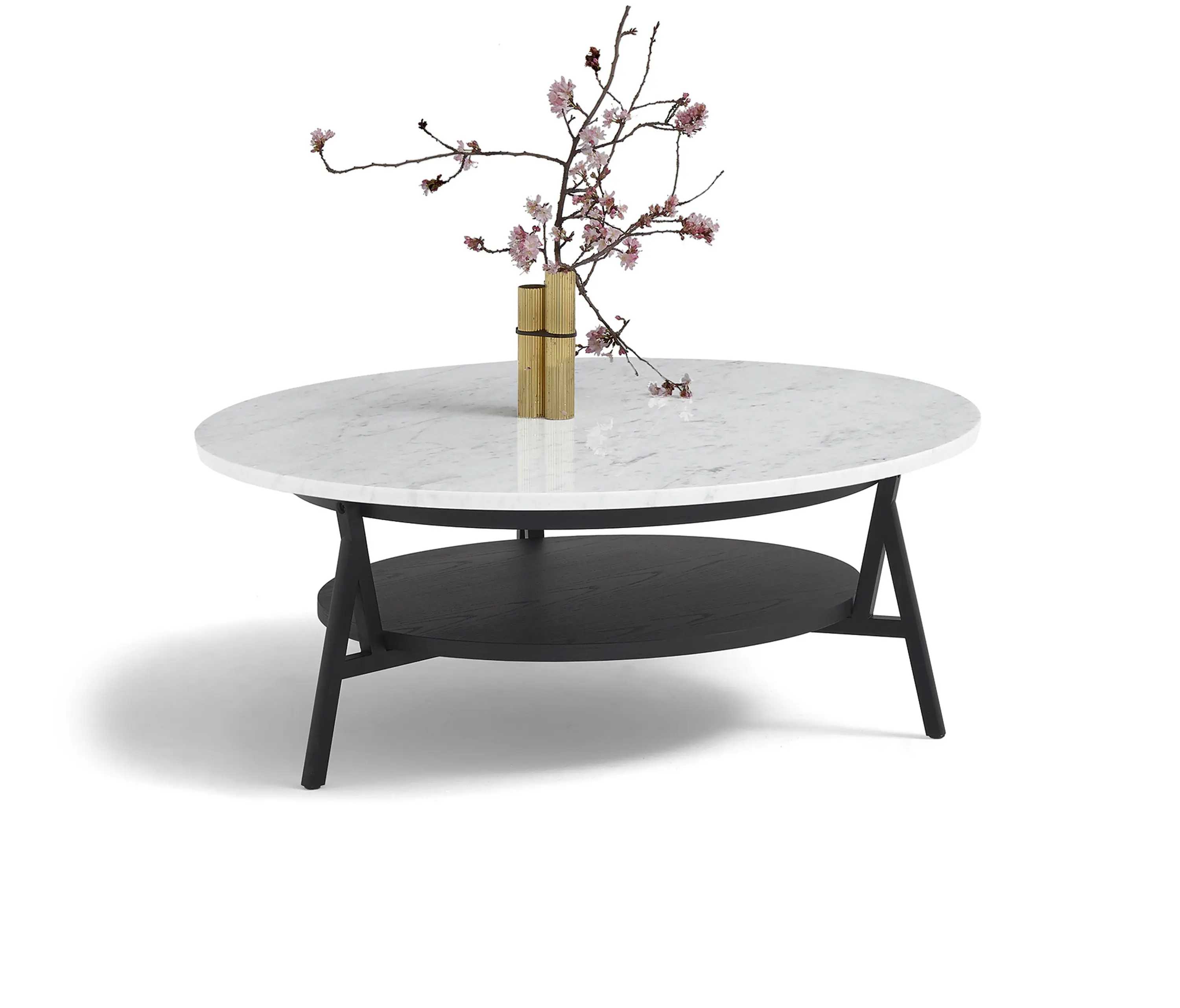 ARFLEX - Cradle Small Table - Version with Carrara Marble Top