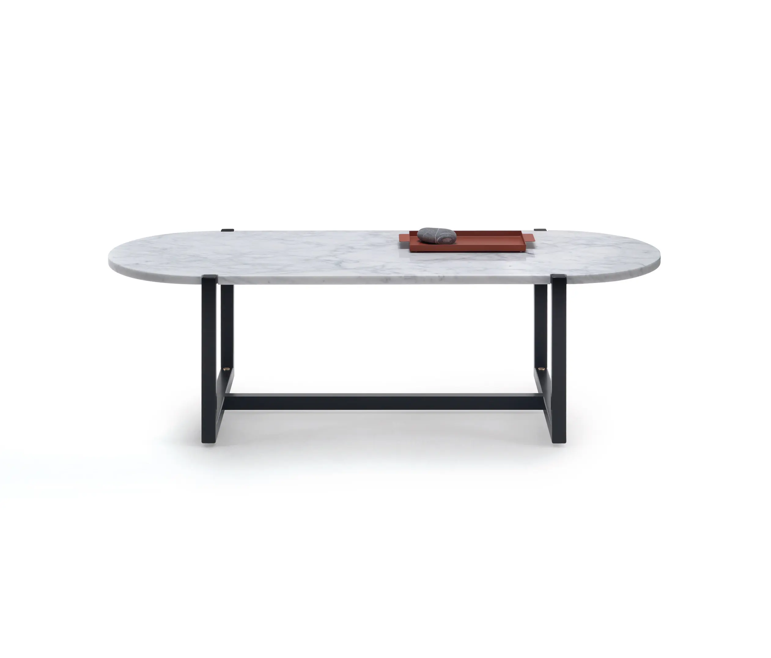 ARFLEX - Sigmund Small Table 120x49 - Version with Carrara Marble Top