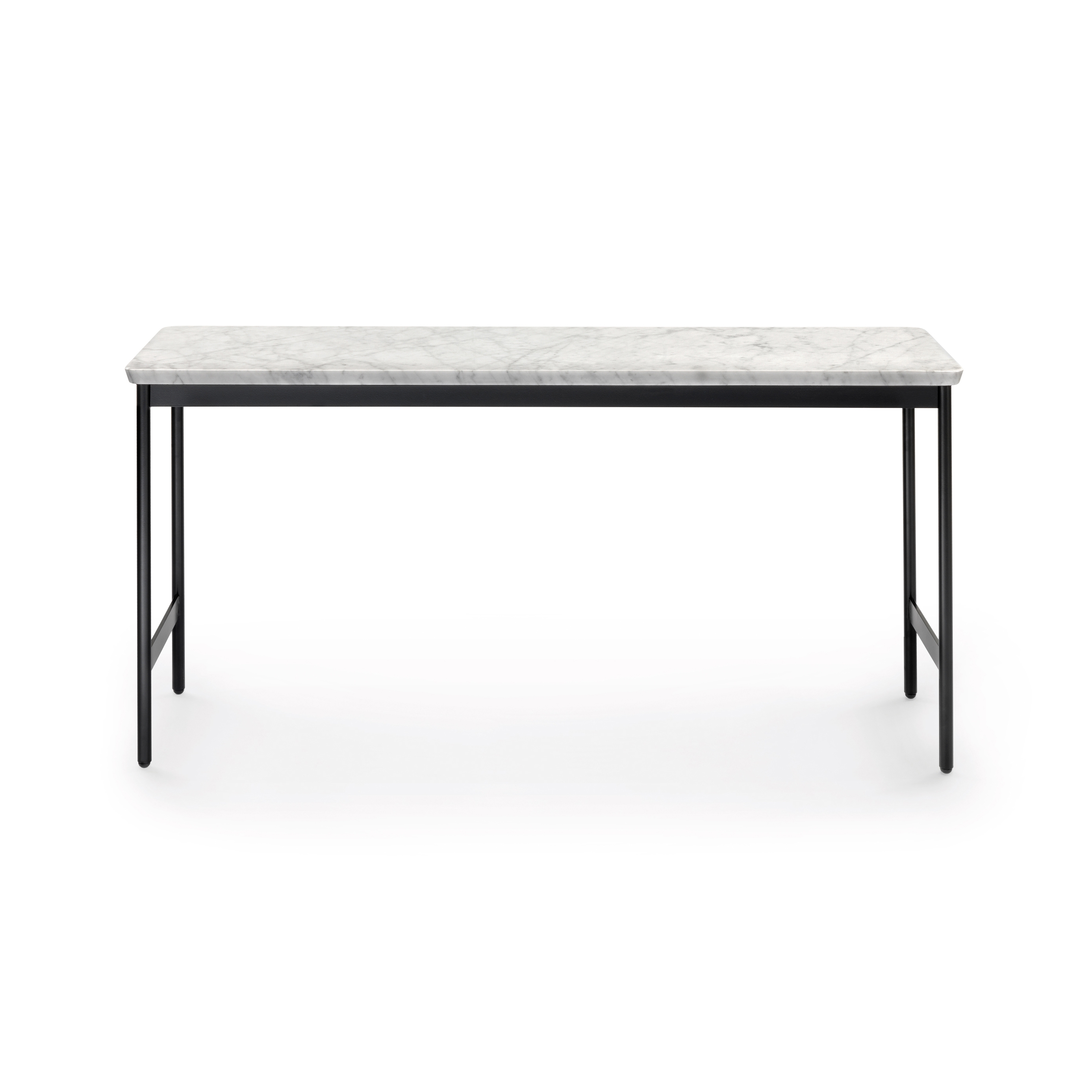 Capilano Small Table 96x30 - Version with Carrara Marble Top