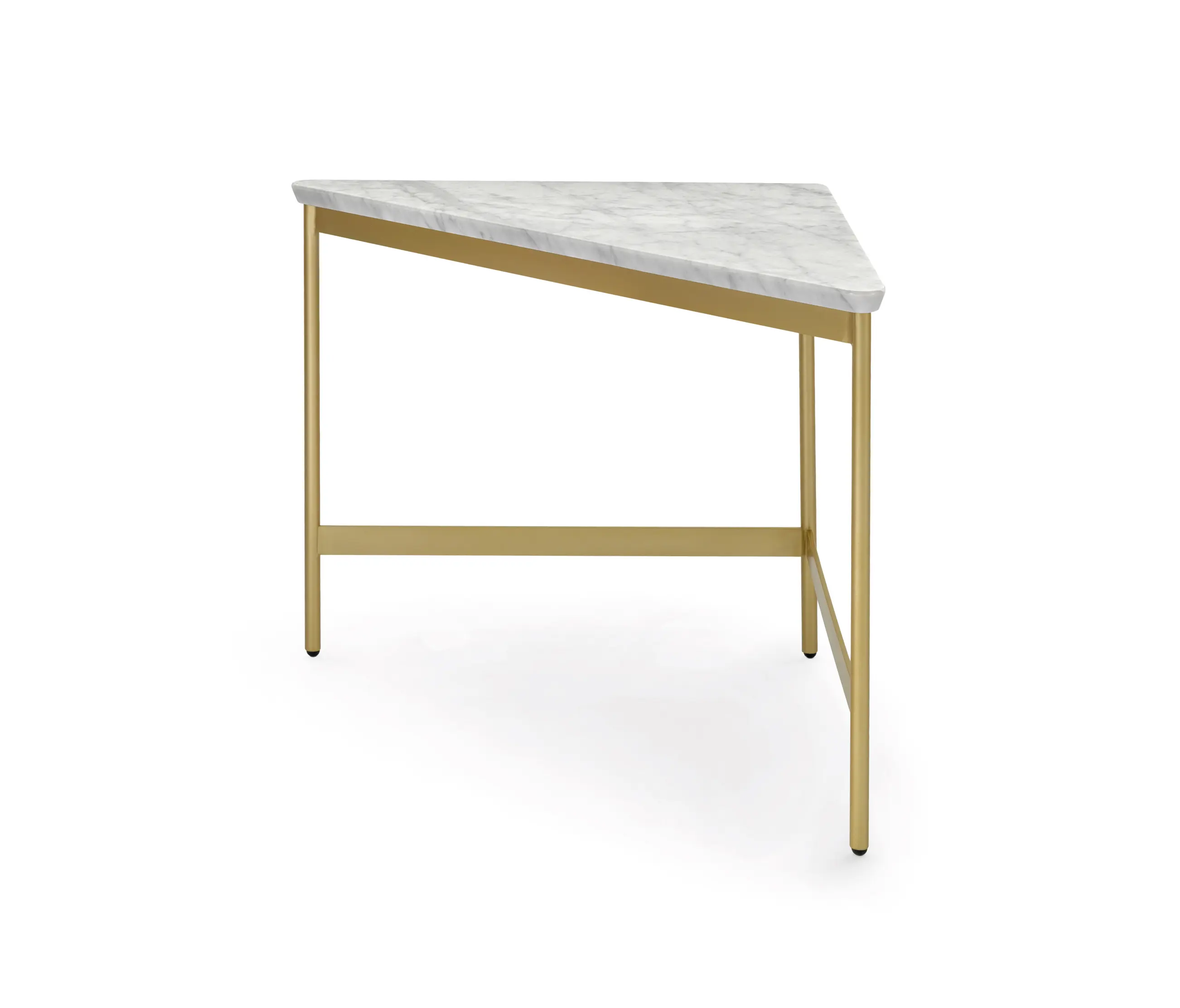 ARFLEX - Capilano Small Table 55x55 - Triangular Version with Carrara Marble Top