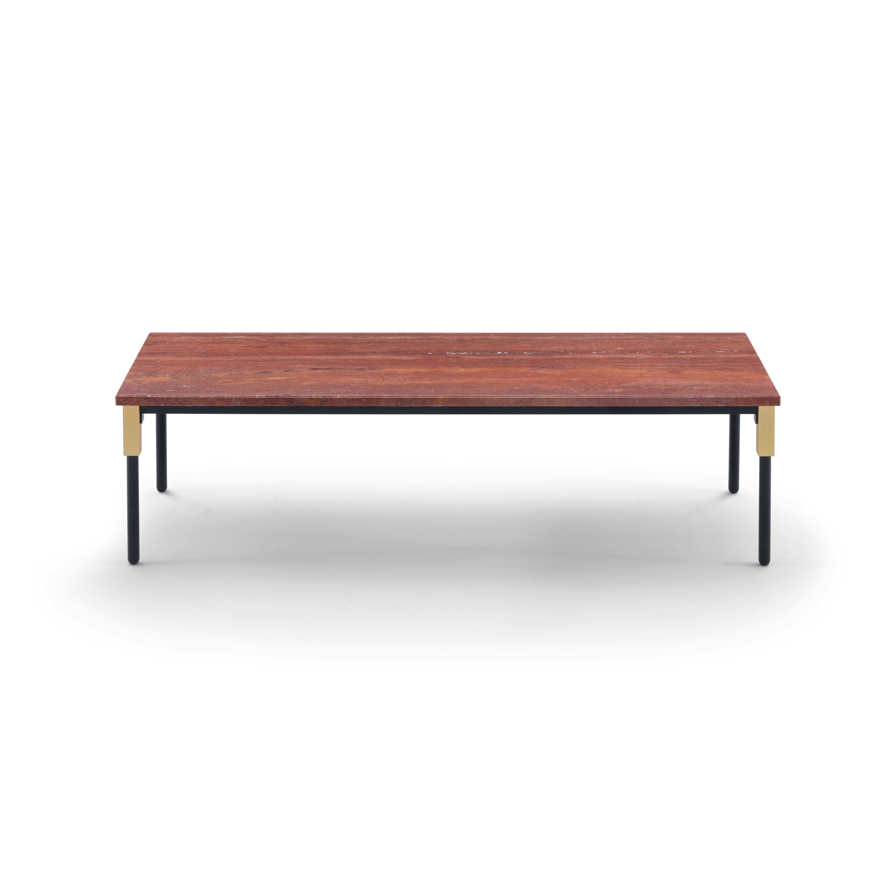 Match Petite table - Version avec plateau en Travertino rosso