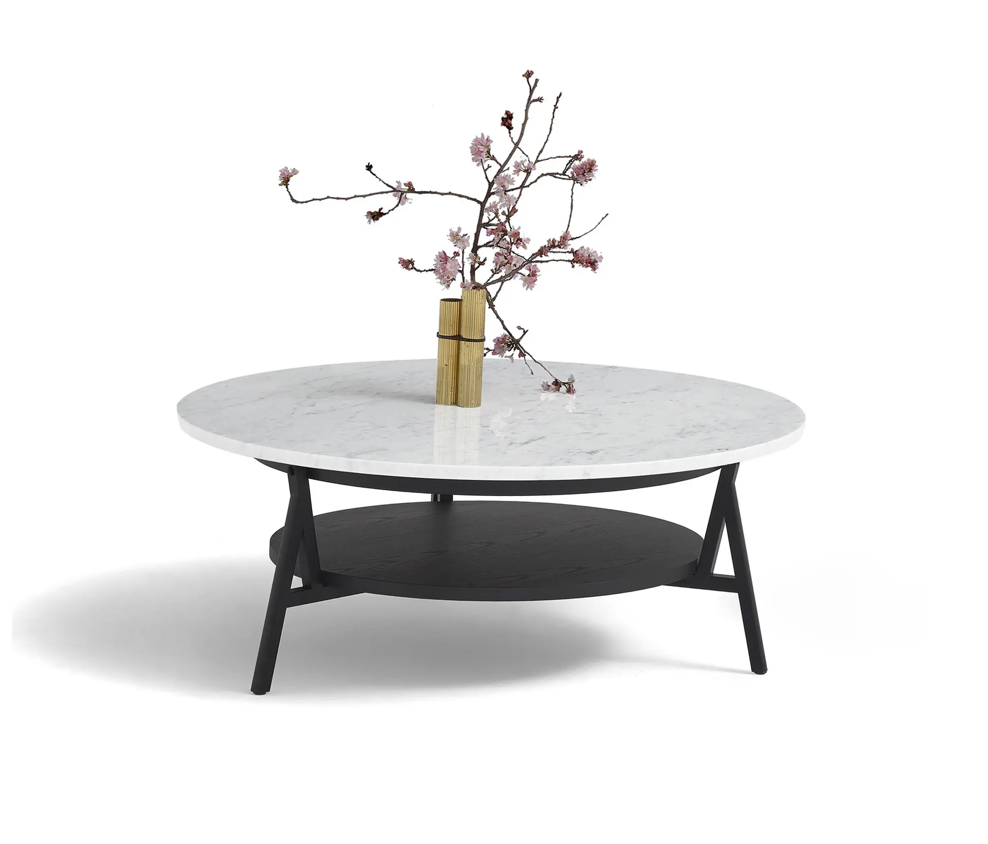 ARFLEX - Cradle Small Table - Version with Carrara Marble Top