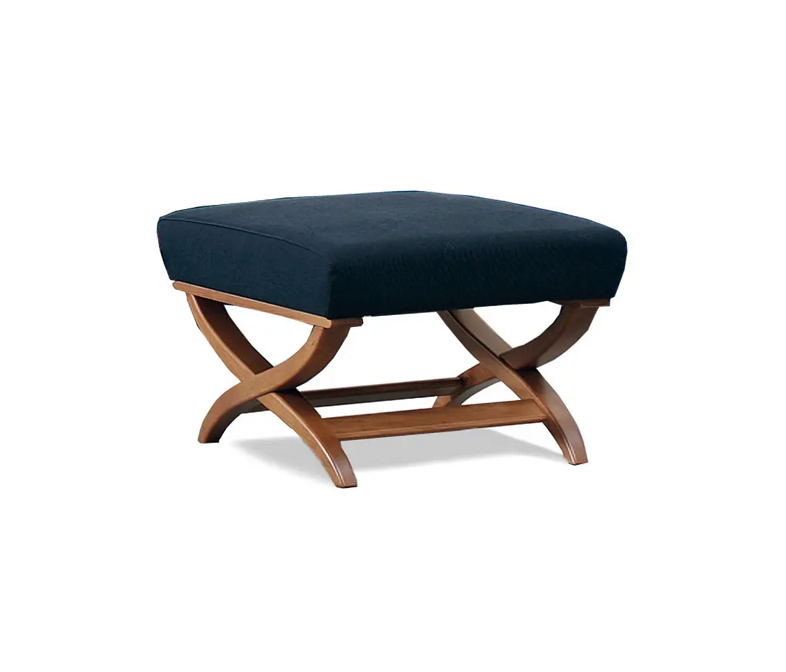 ARFLEX - Pouf Pouf - Walnut Canaletto lacquered base Version