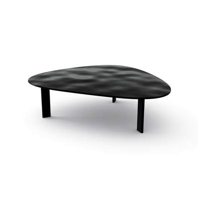 Display product Marea Small Table - Baked Fumè Glass from manufacturer ARFLEX
