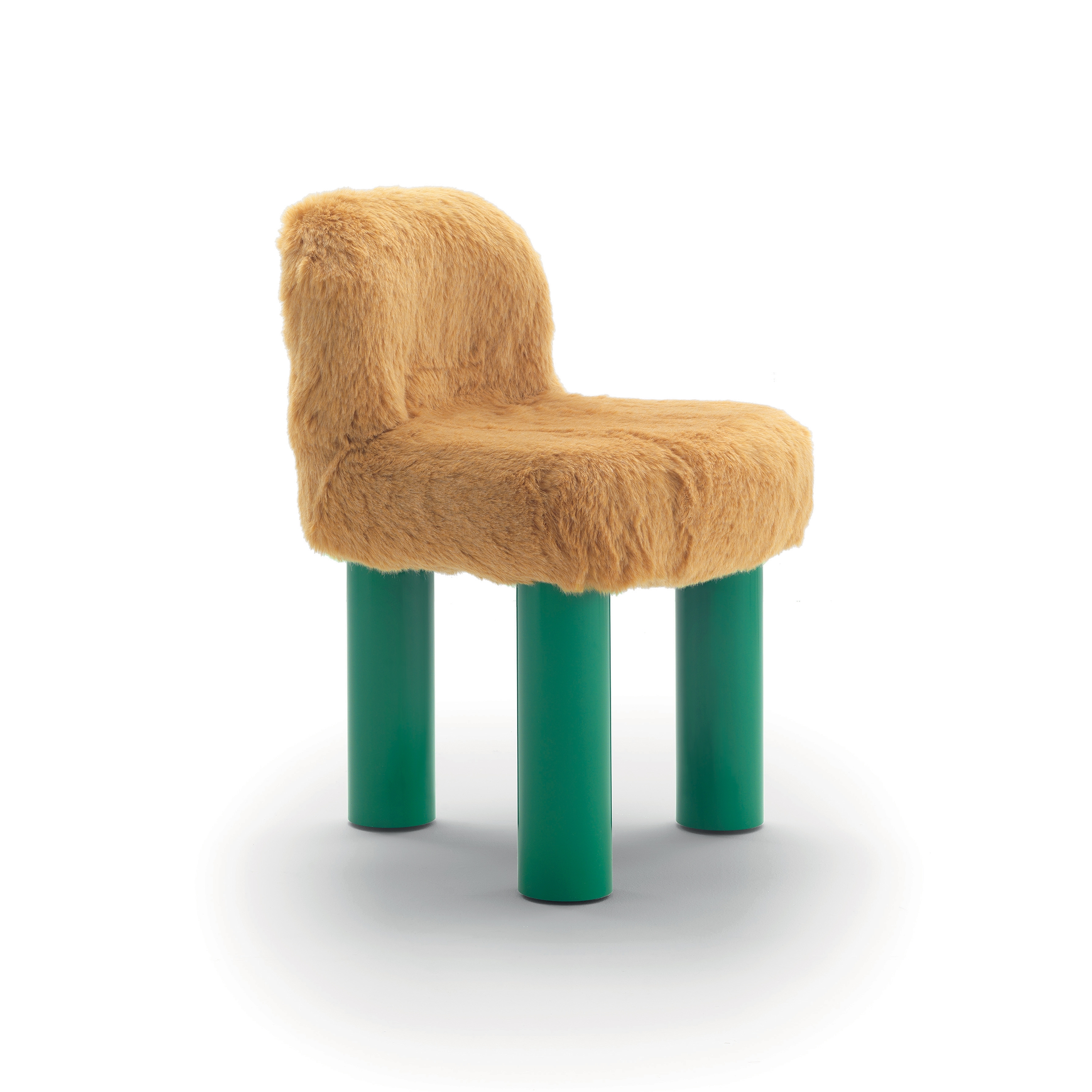 Produkt Botolo Sessel - Hohe Version aus pelz und Forest RAL 6016 lackierter Basis CAPSULE COLLECTION des Herstellers ARFLEX anzeigen