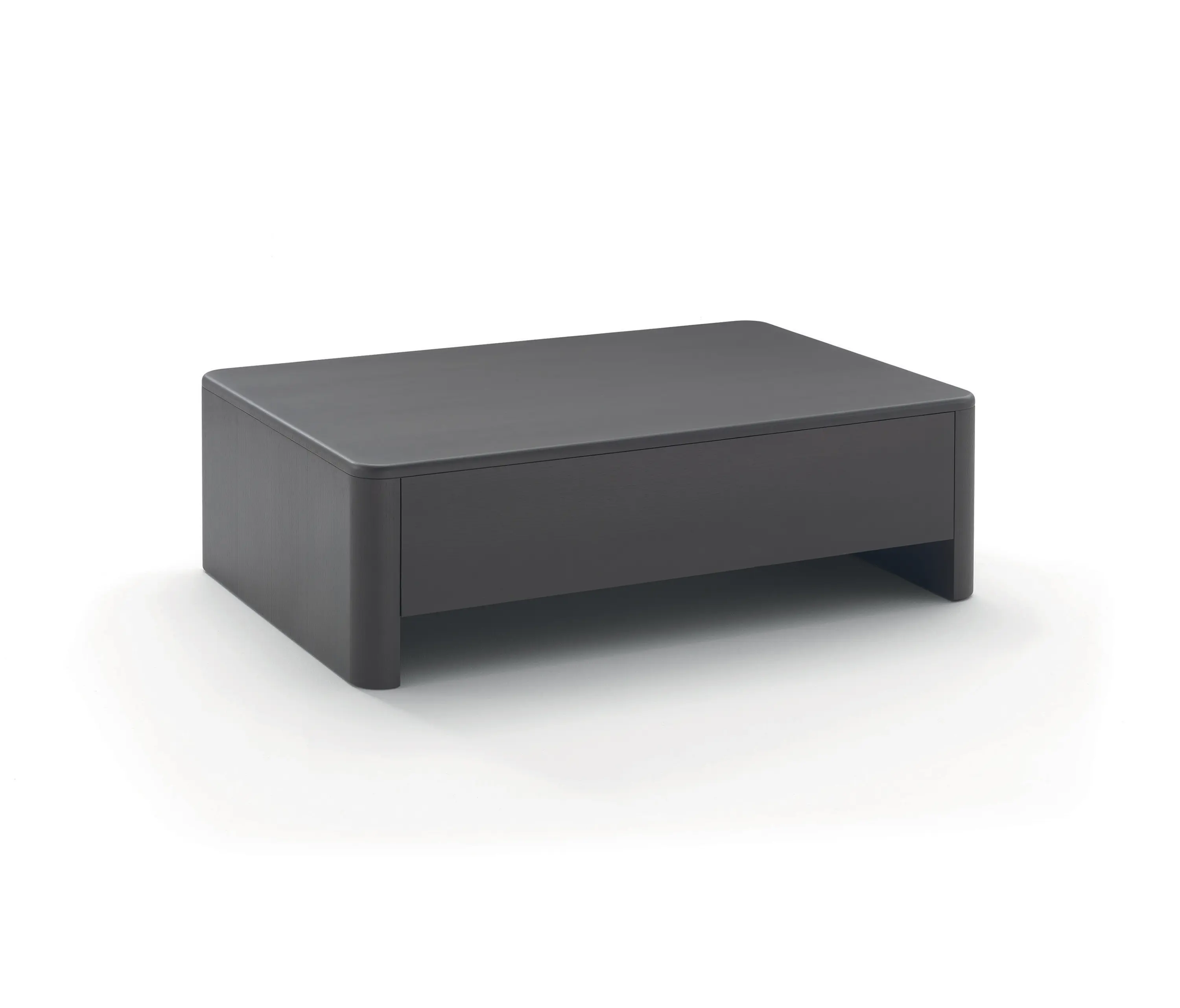 ARFLEX - Tokio Small table with drawer 106x74 - Version with chocolate stained ash Top