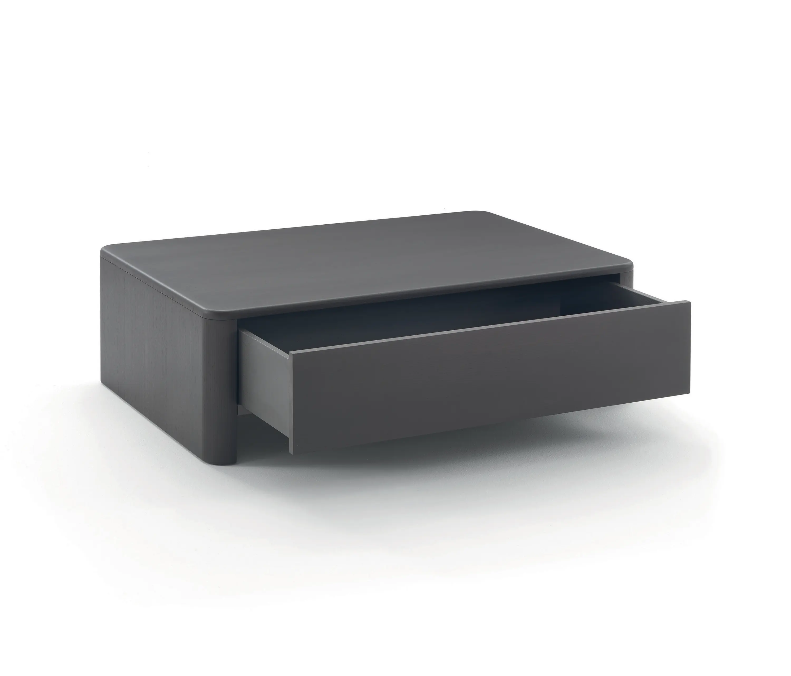 ARFLEX - Tokio Small table with drawer 106x74 - Version with chocolate stained ash Top