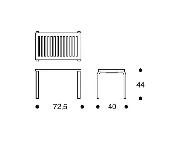 Artek - Bench 153B