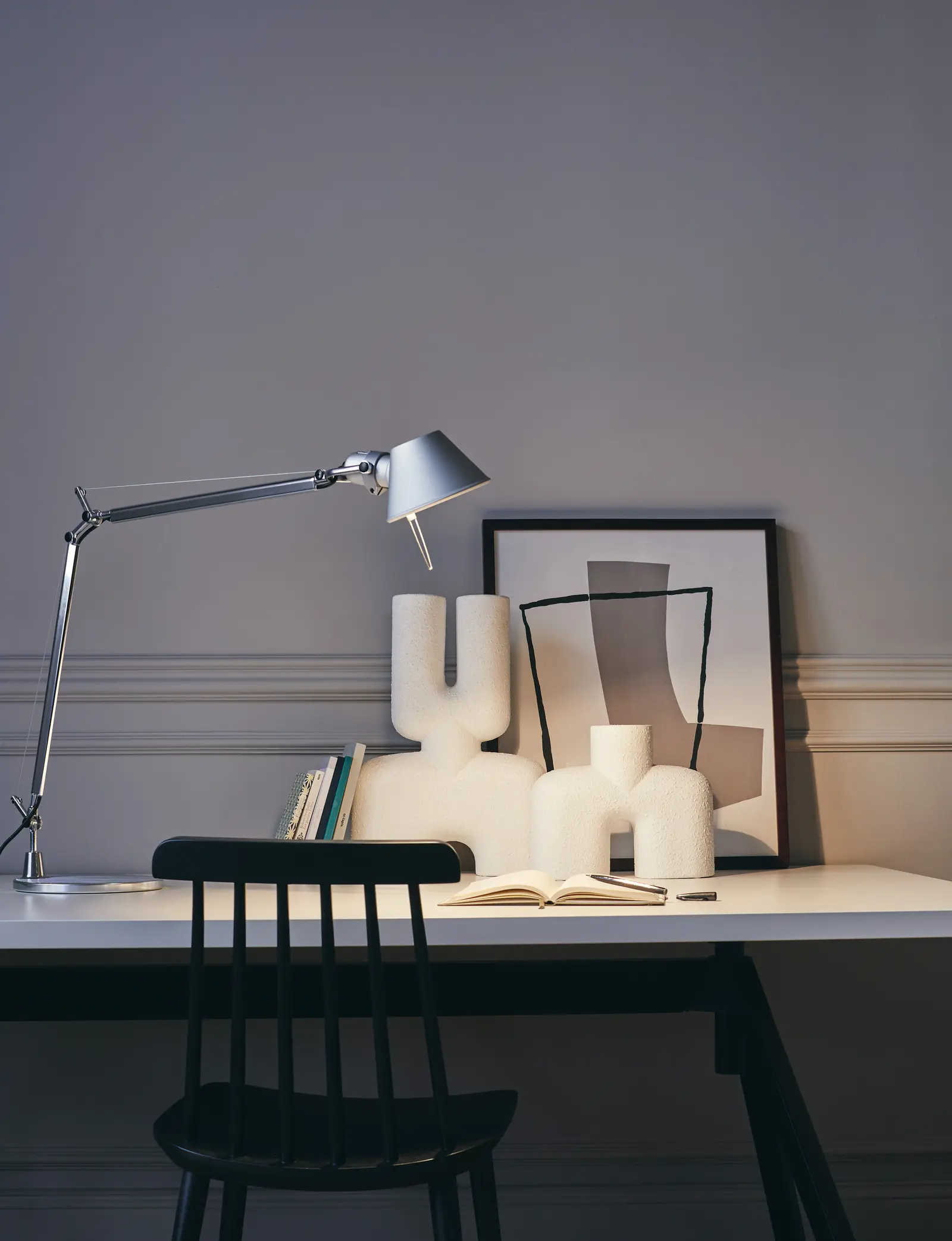 TOLOMEO BASCULANTE READING FLOOR - Free-standing lights from