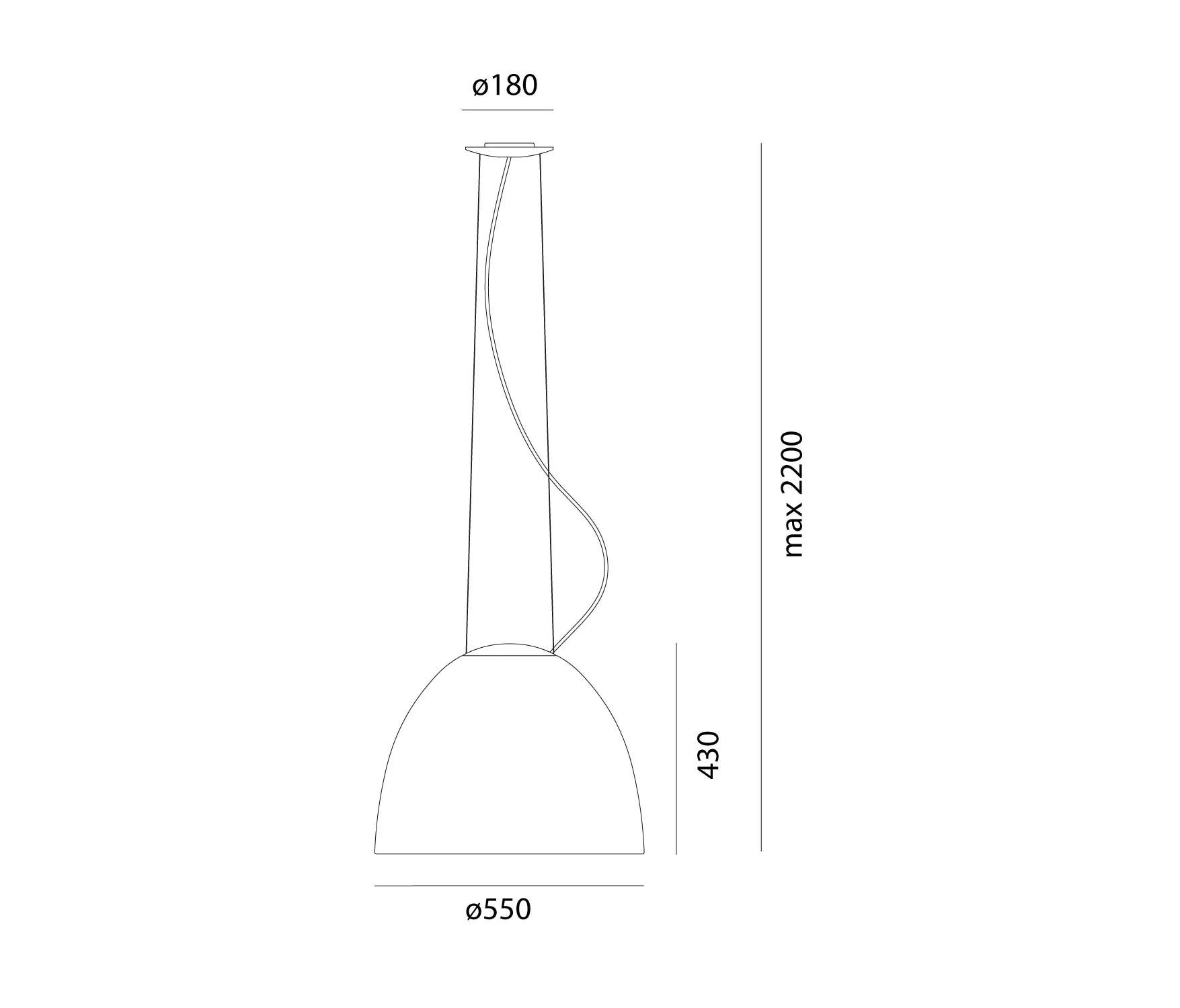 Artemide - Nur 1618 Suspension