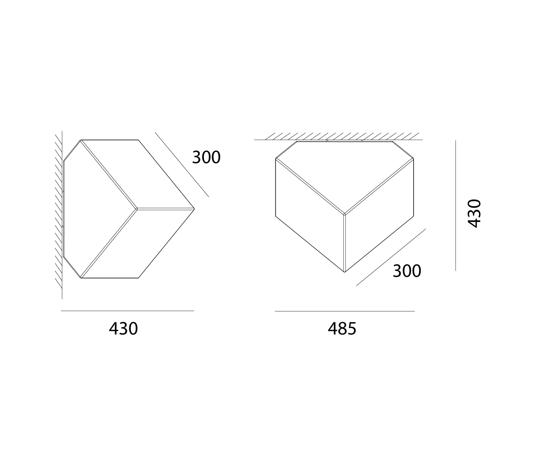 Artemide - Edge 21 Wand-/ Deckenleuchte