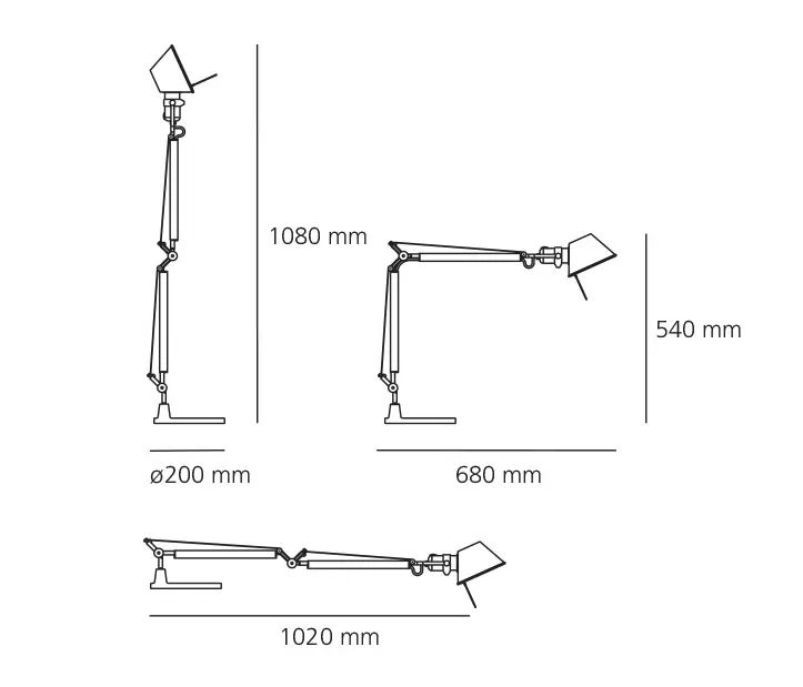 Artemide - Tolomeo Mini Table