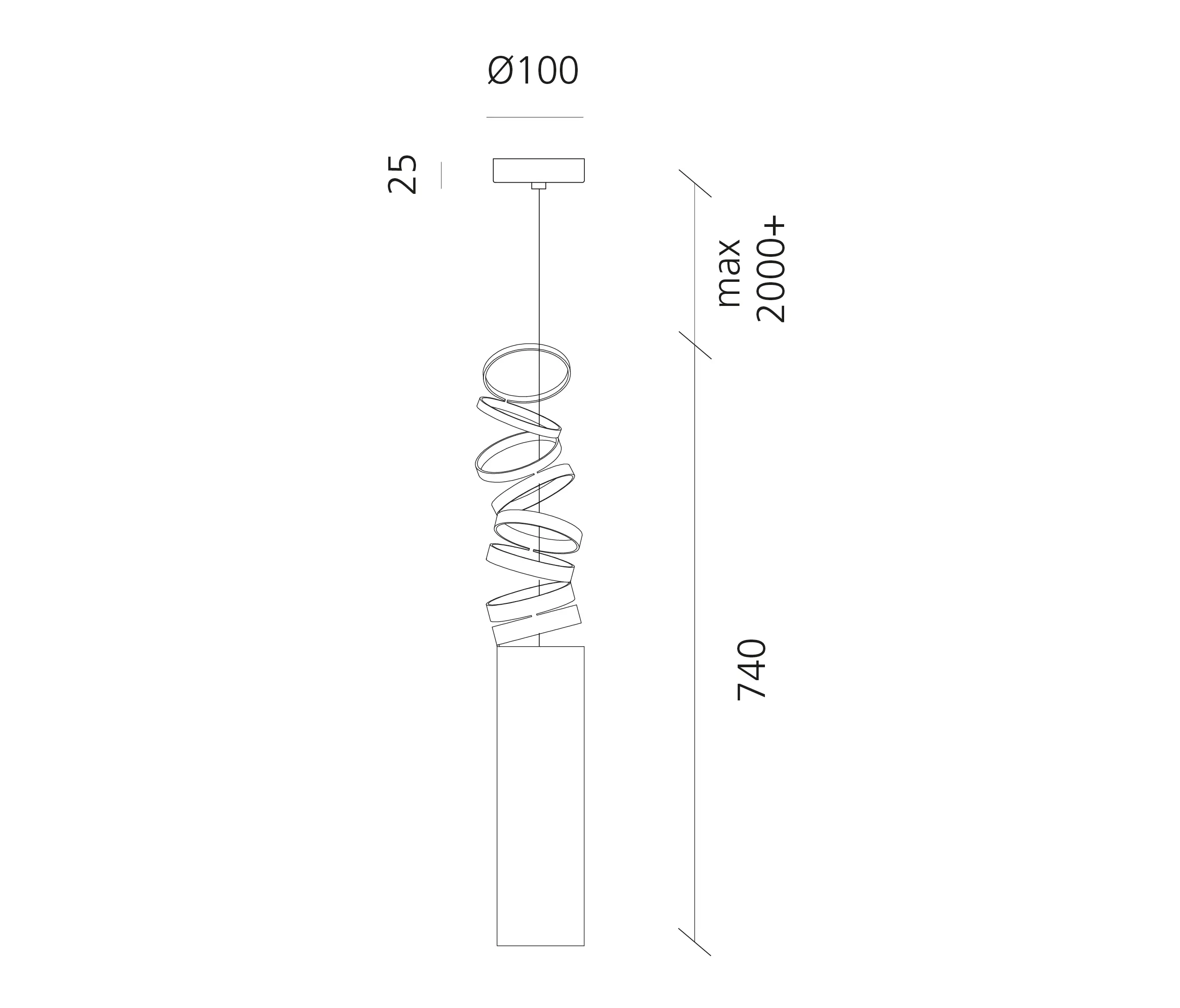 Artemide - Decomposé Light Suspension