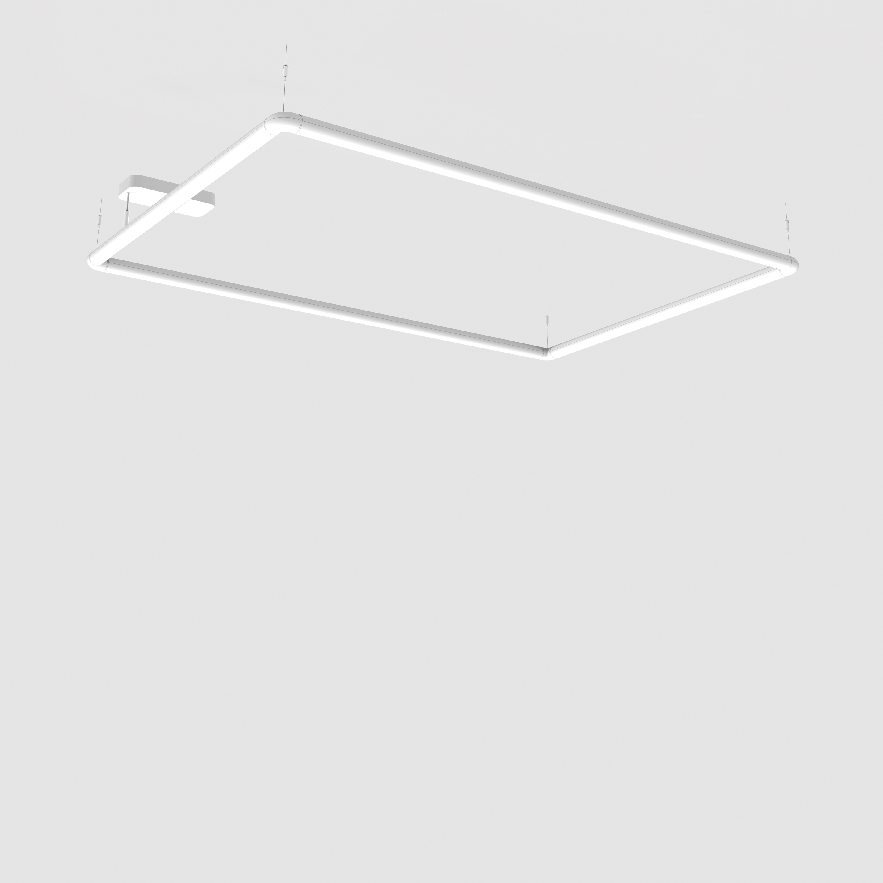 Display product Alphabet of Light Rectangular Suspension from manufacturer Artemide