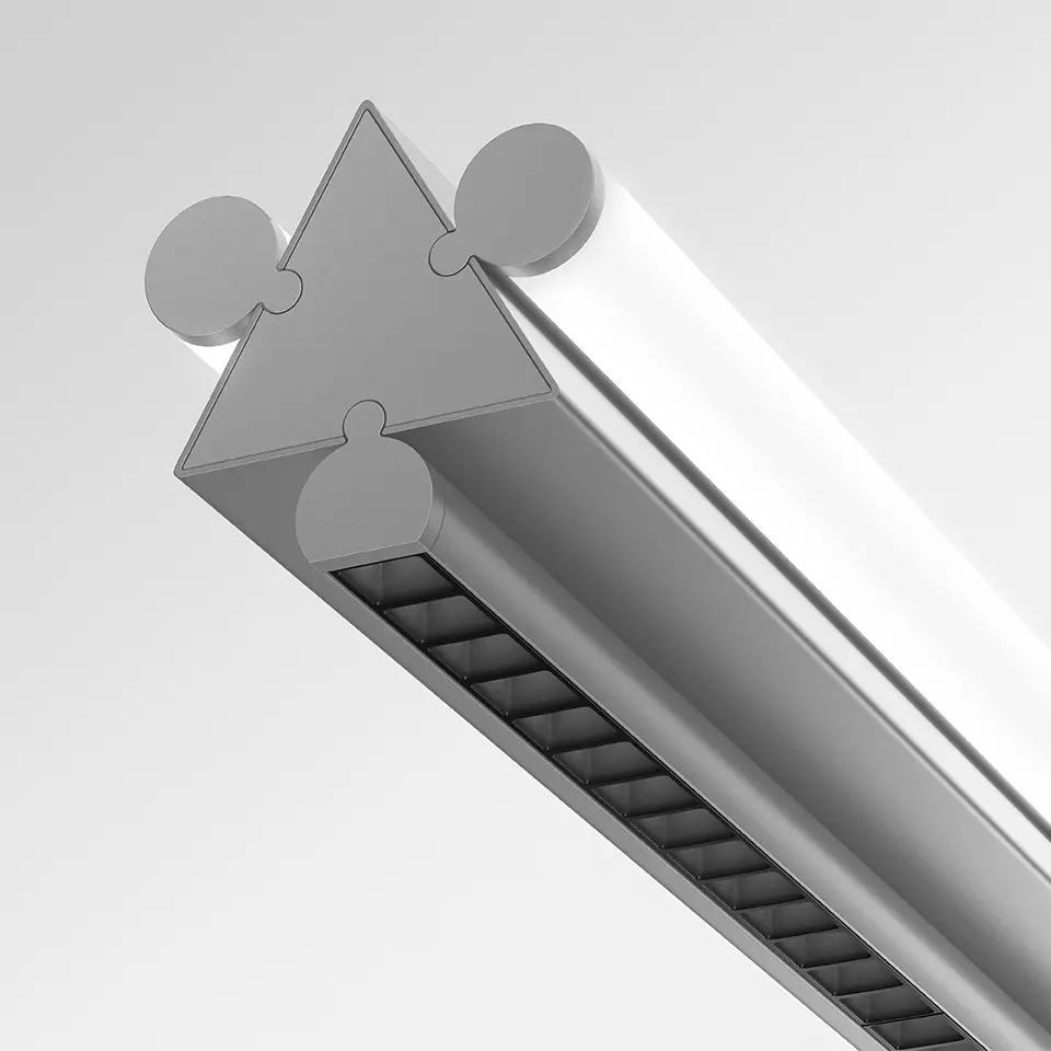 Artemide - Dreisptz Pendelleuchte Horizontal