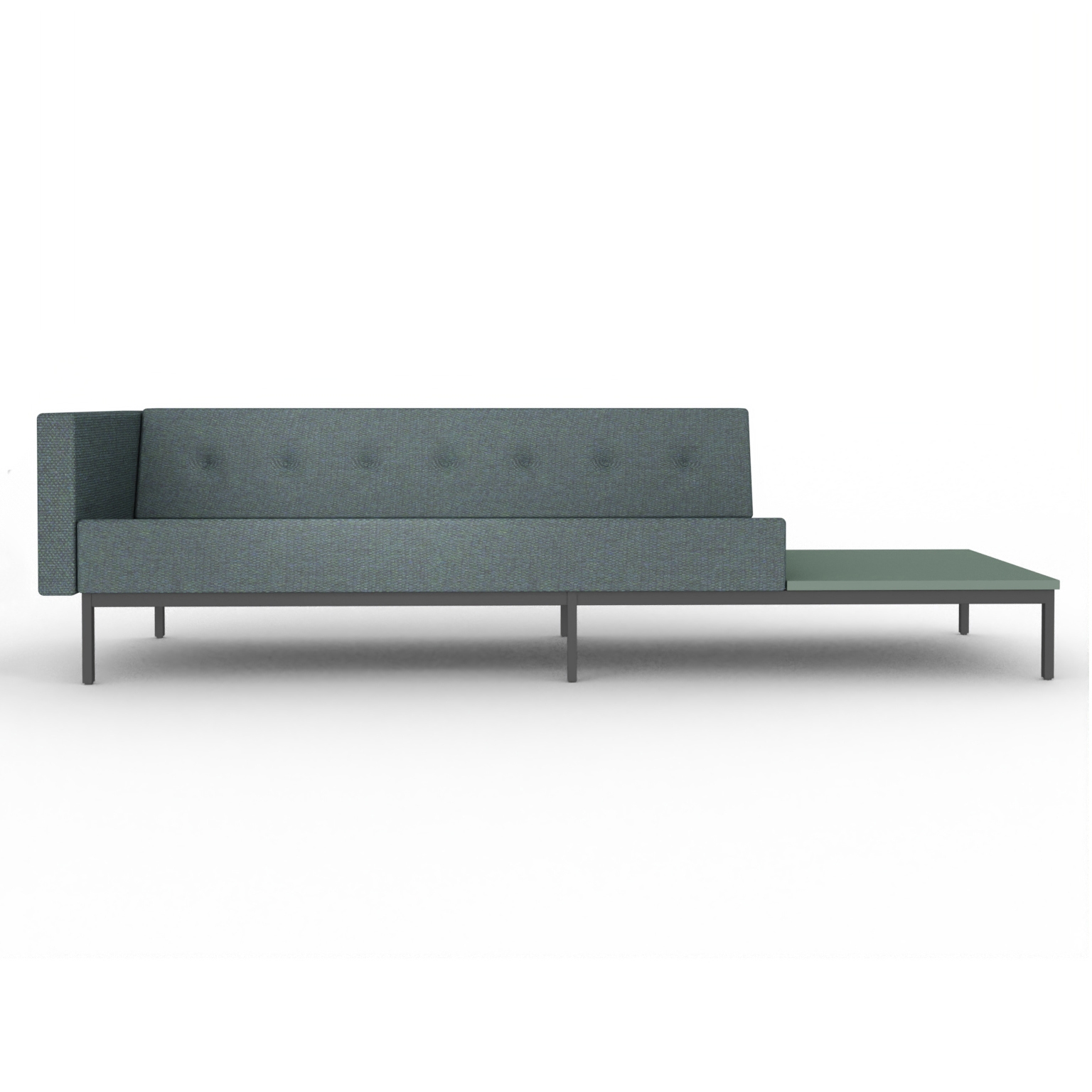 Display product 070 | 2-Seater Sofa with Armrest and with Table Left when Seated 269x73 cm from manufacturer Artifort