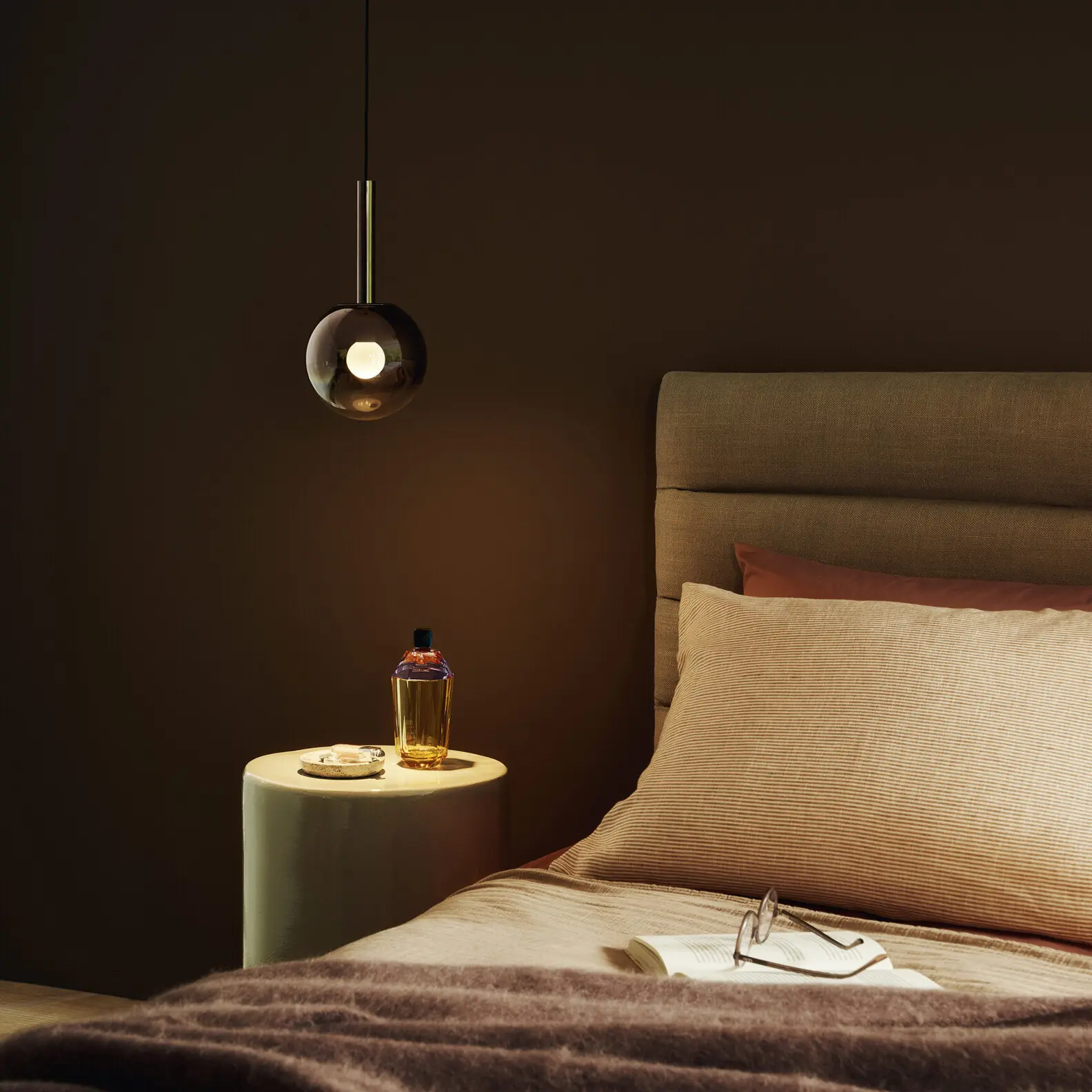 Occhio - Luna sospeso 125 - dark chrome