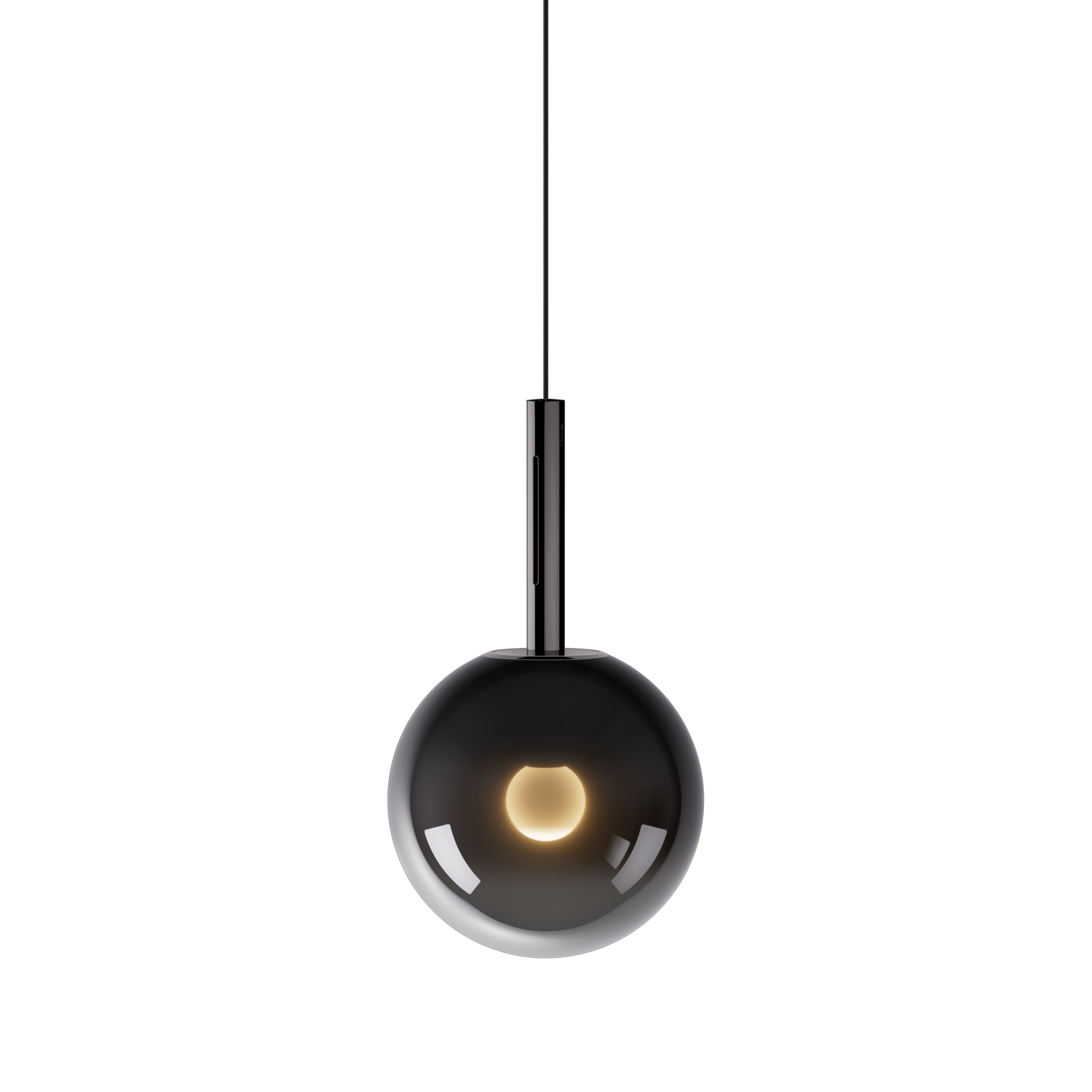 Mostra il prodotto Luna sospeso 200 - dark chrome del produttore Occhio