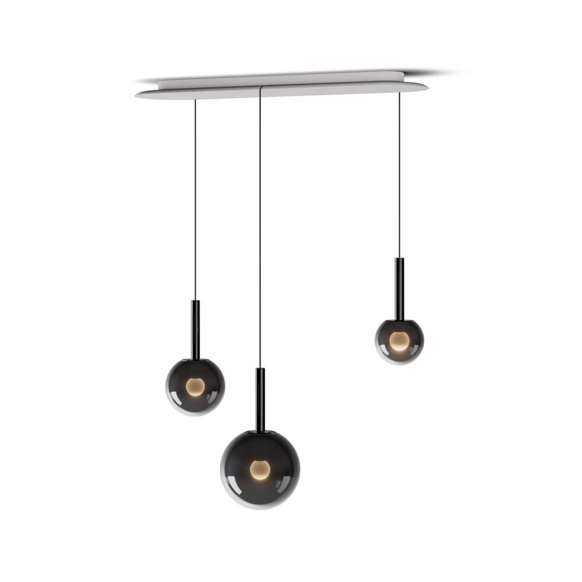 Luna sospeso cloud 3 L - dark chrome