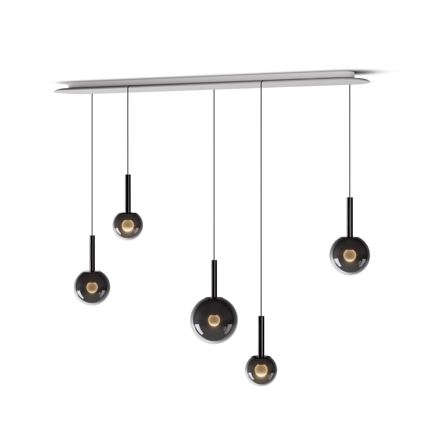 Luna sospeso cloud 5 L - dark chrome