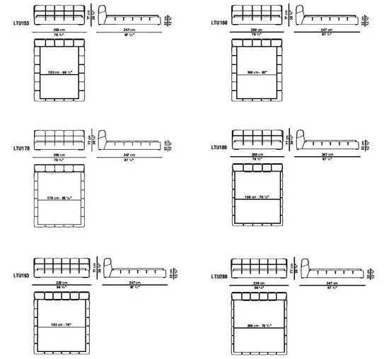 B&B Italia - Tufty-Bed