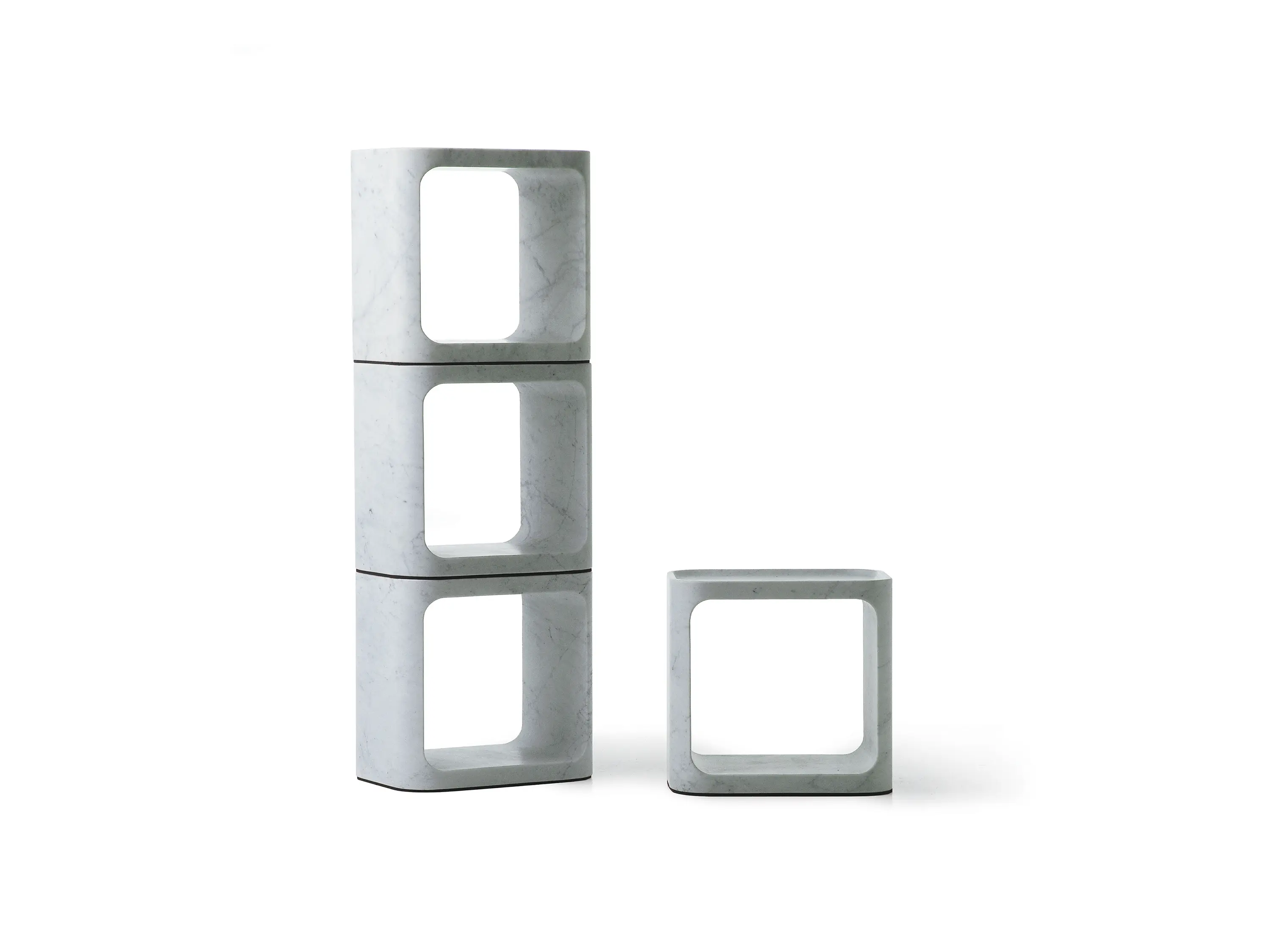Baleri Italia - Plato | Marble sidetable