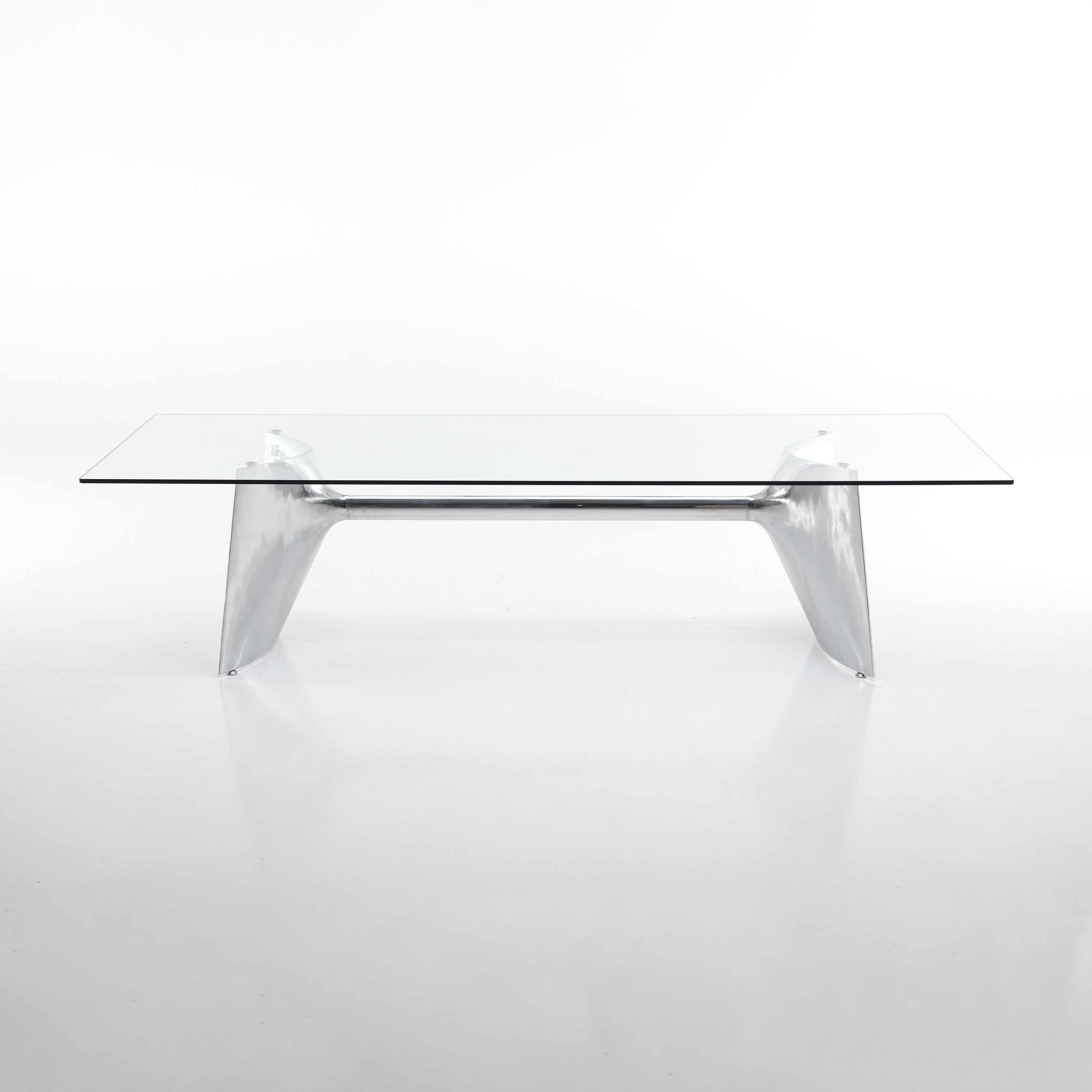 Display product Fratino | Rectangular table mahogany top from manufacturer Baleri Italia