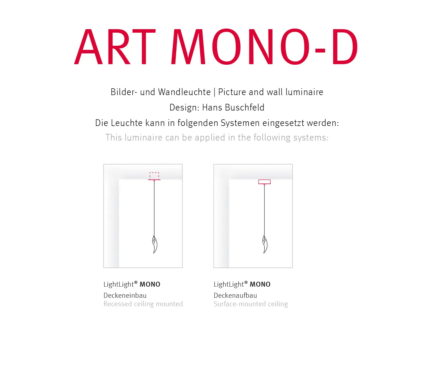 Buschfeld Design - ART MONO-D