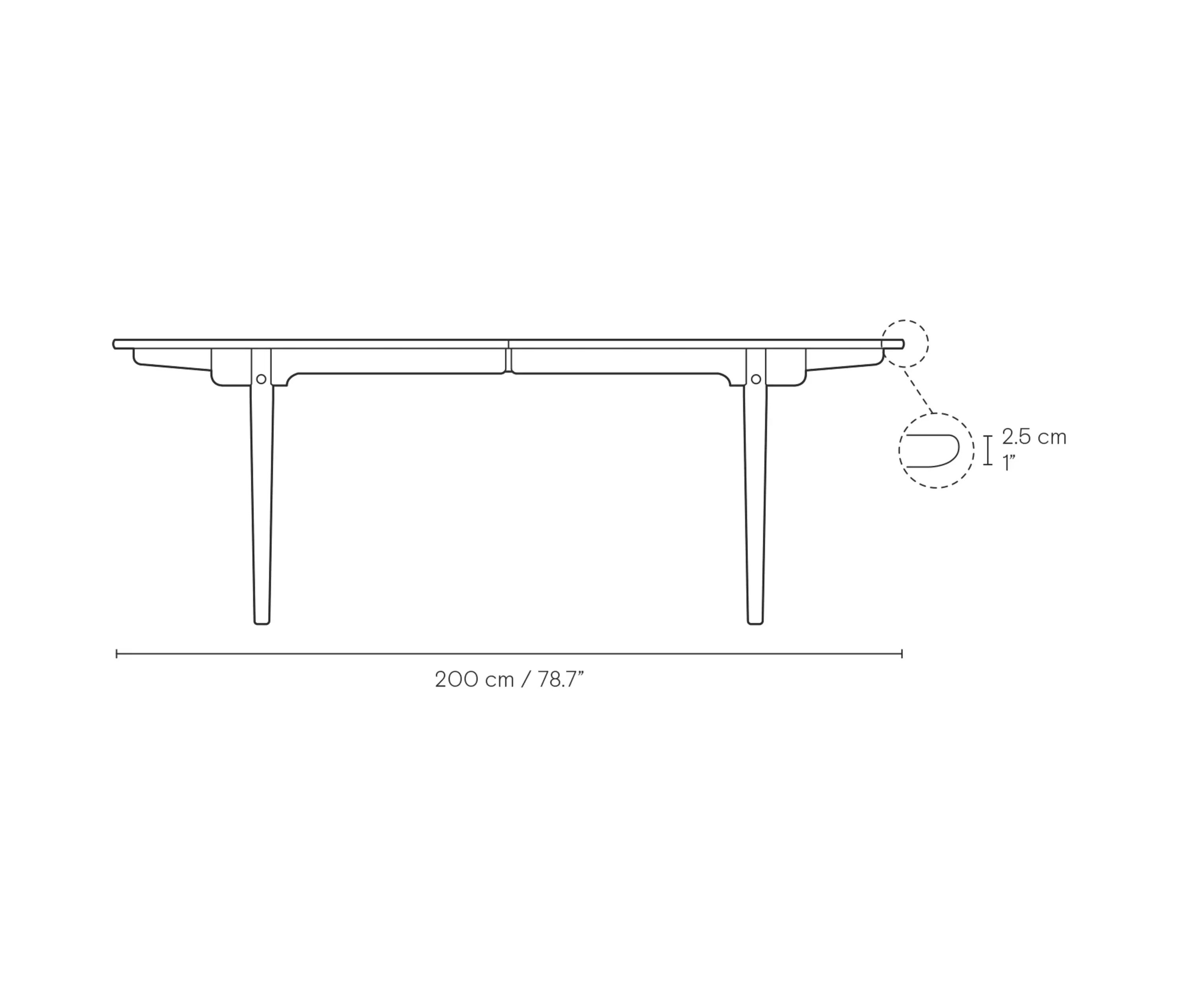 Carl Hansen & Søn - CH388 | Dining Table