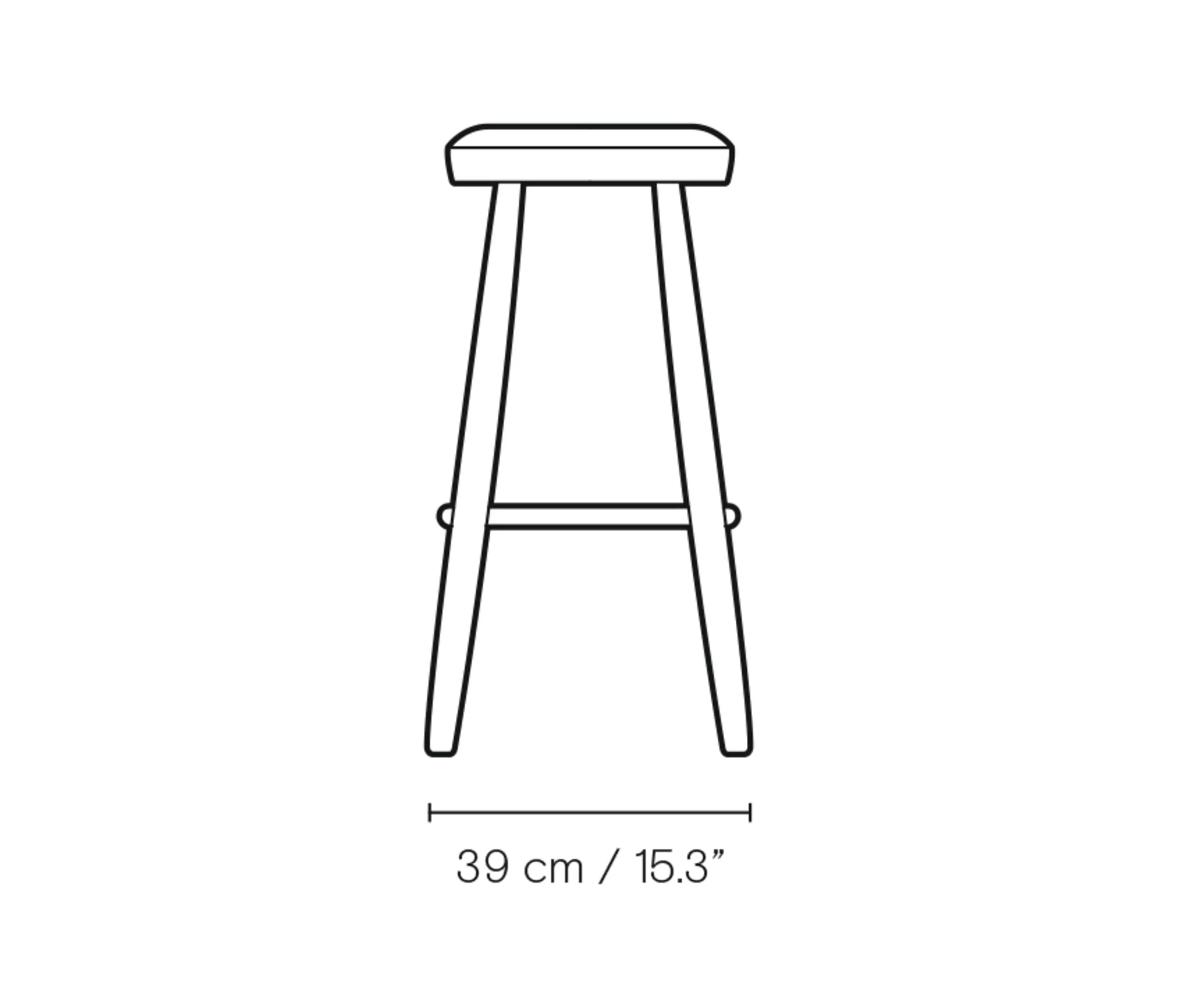 Carl Hansen & Søn - CH56 | Bar Stool