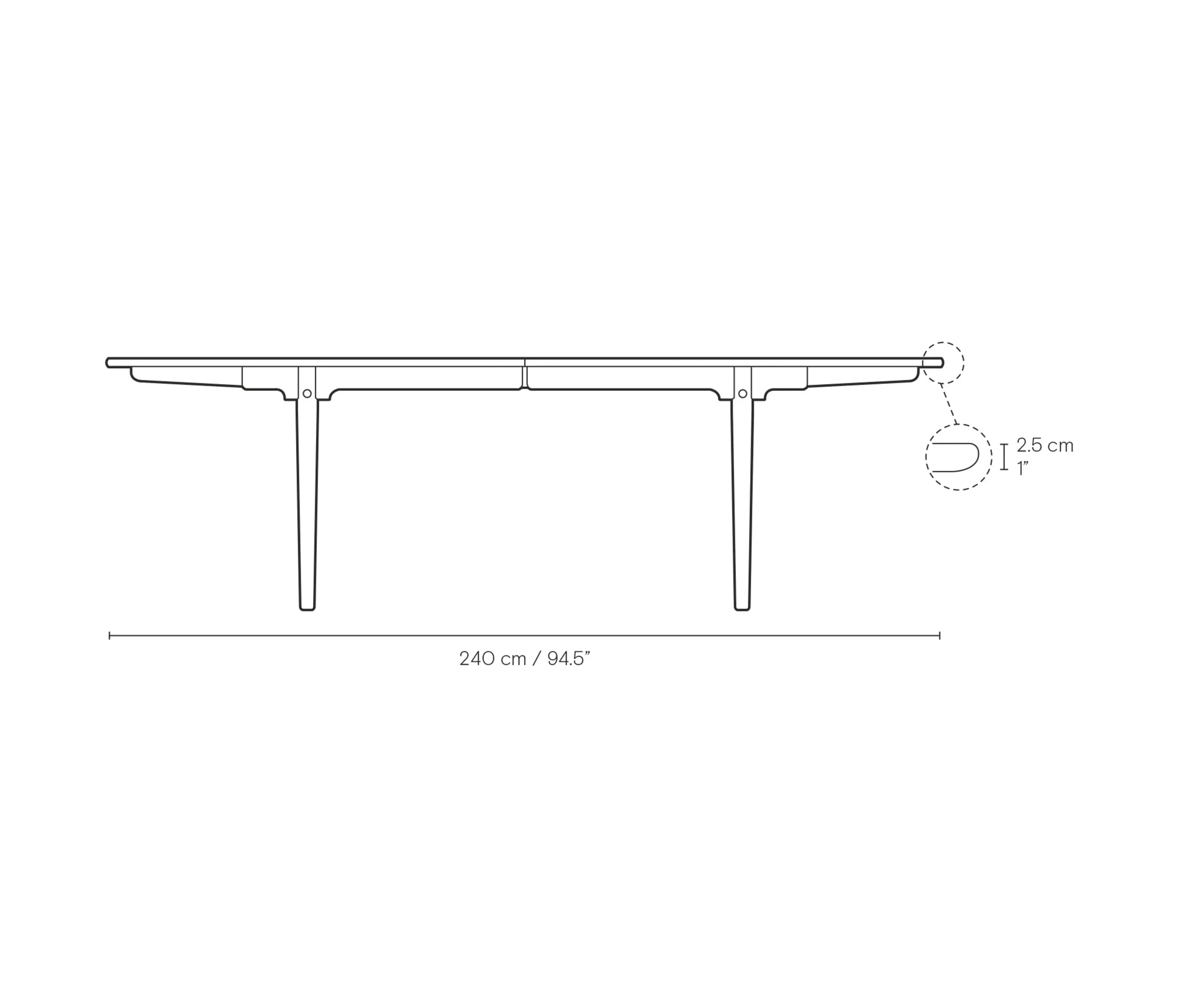 Carl Hansen & Søn - CH339 | Dining Table