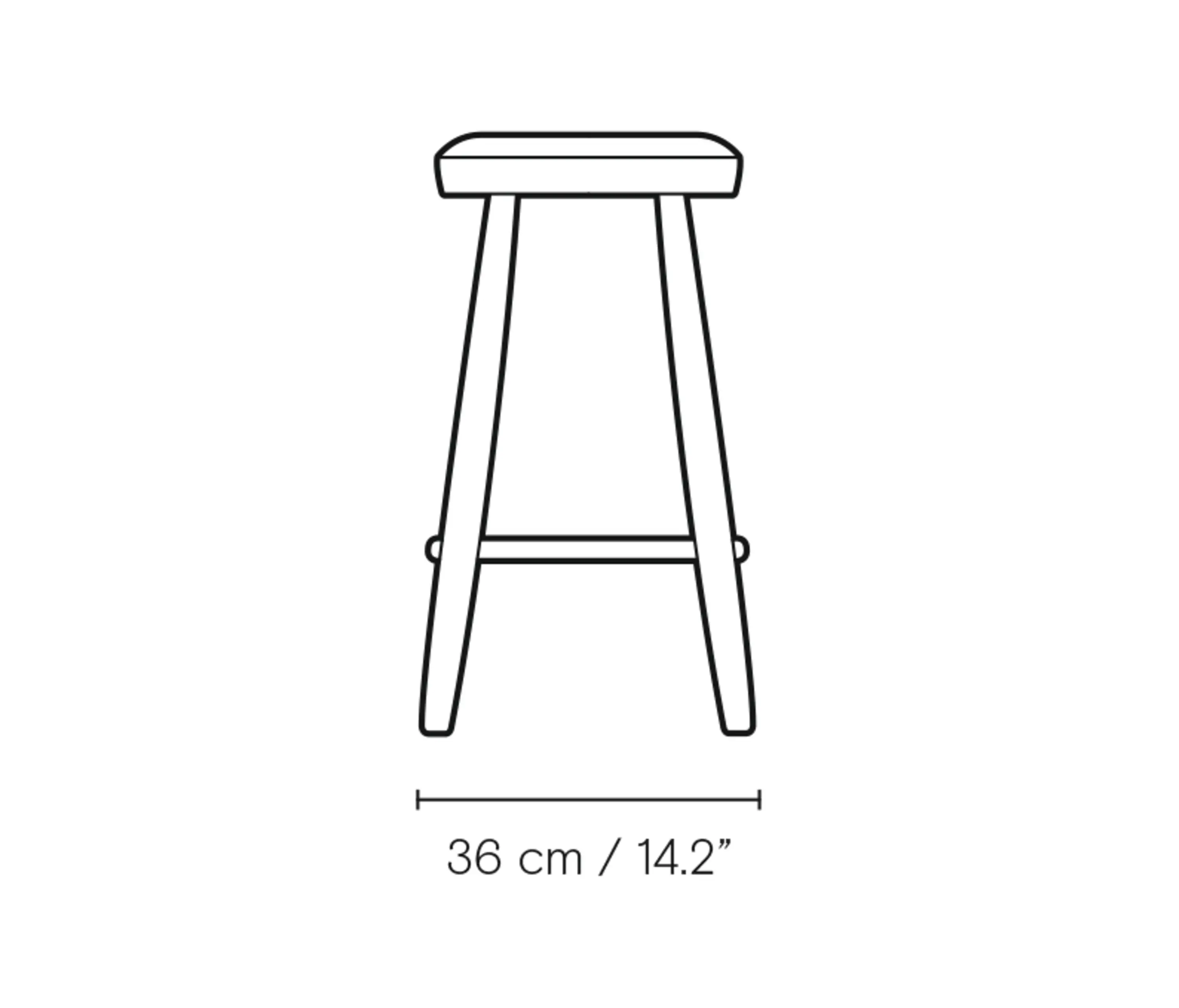Carl Hansen & Søn - CH56 | Bar Stool