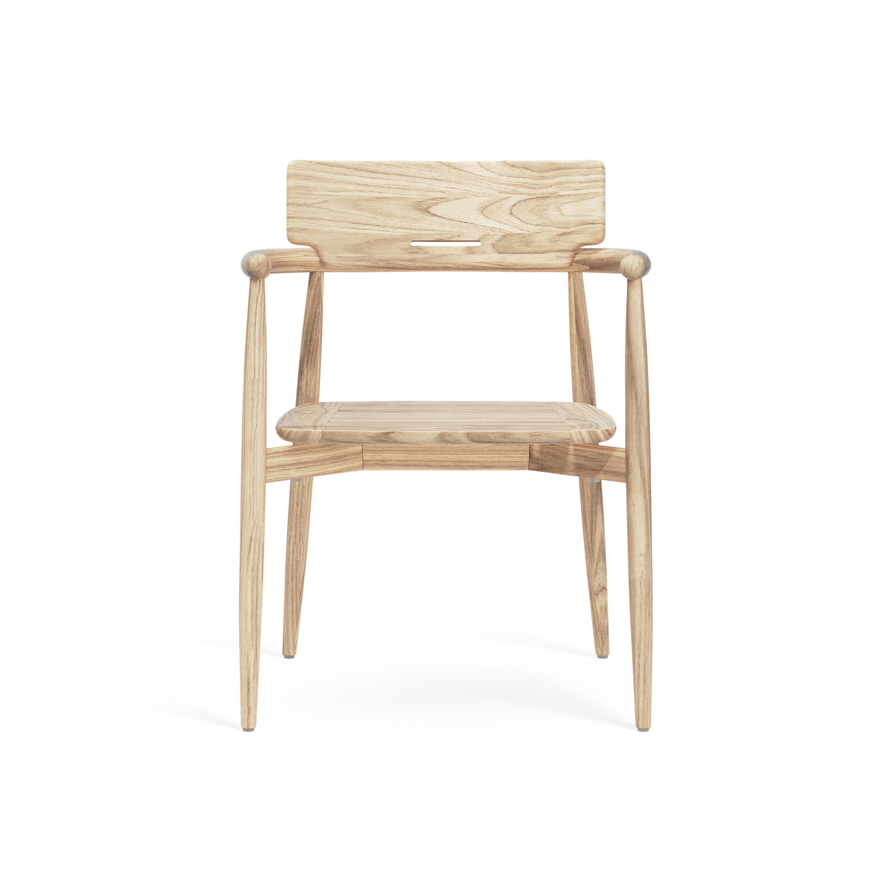 Vertoon produk E008 | Embrace Outdoor Dining Chair van vervaardiger Carl Hansen & Søn