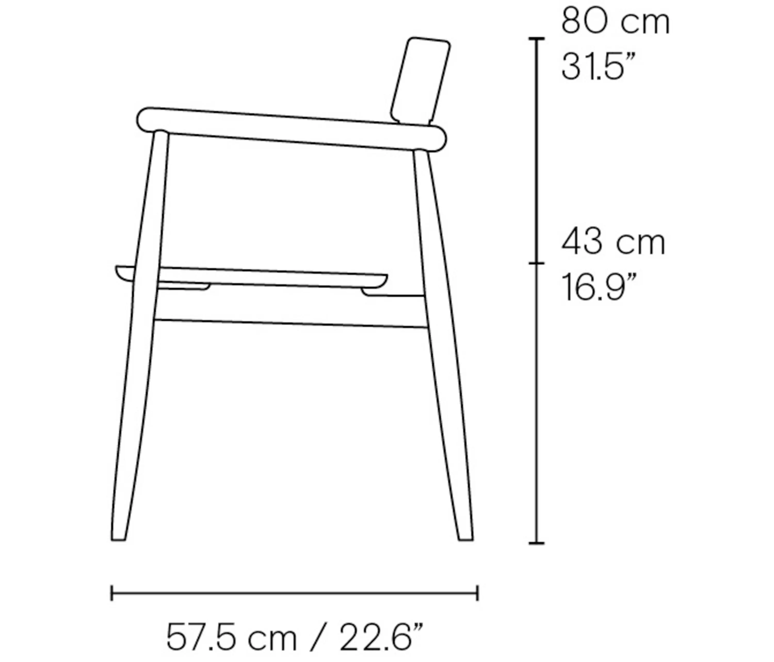 Carl Hansen & Søn - E008 | Embrace Outdoor Dining Chair