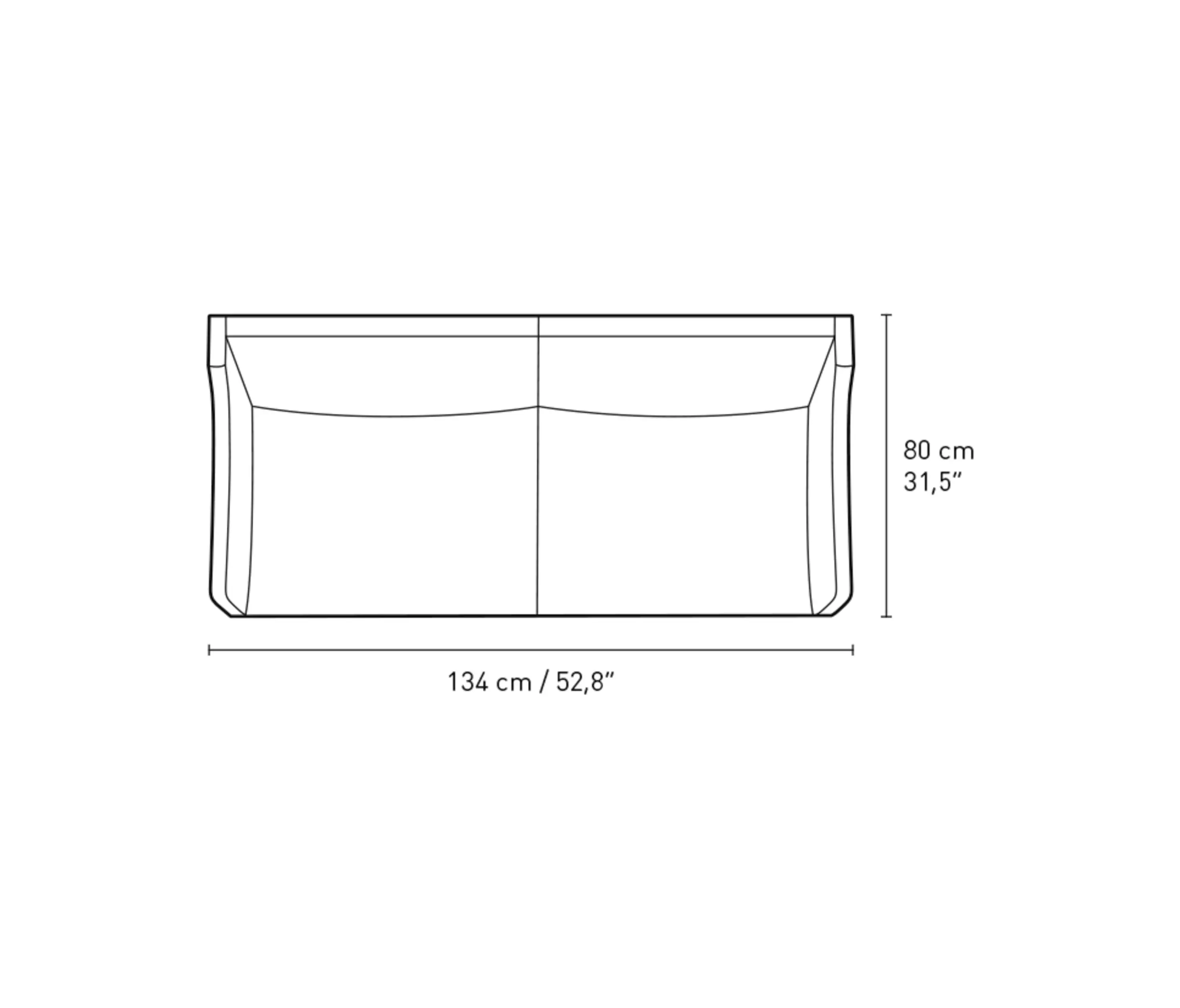 Carl Hansen & Søn - KK41180 | Sofa with high sides