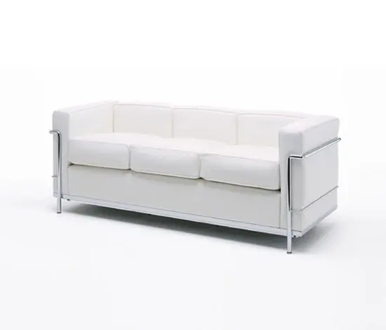 Cassina - 2 Fauteuil Grand Confort, petit modèle, trois places