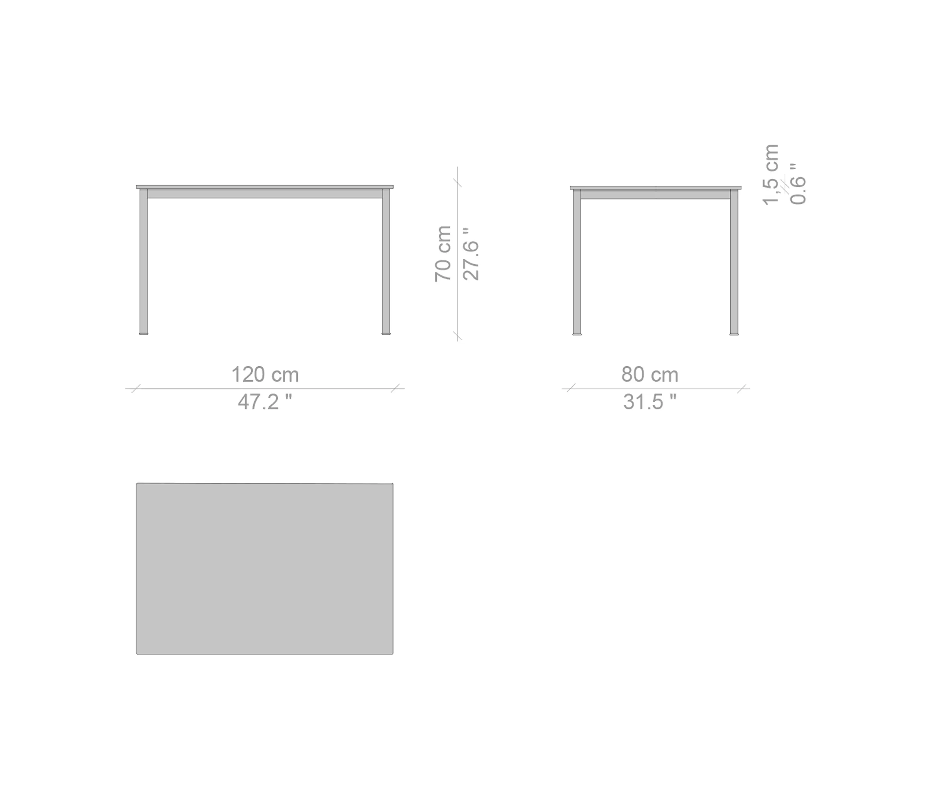 Cassina - 10 Table en tube