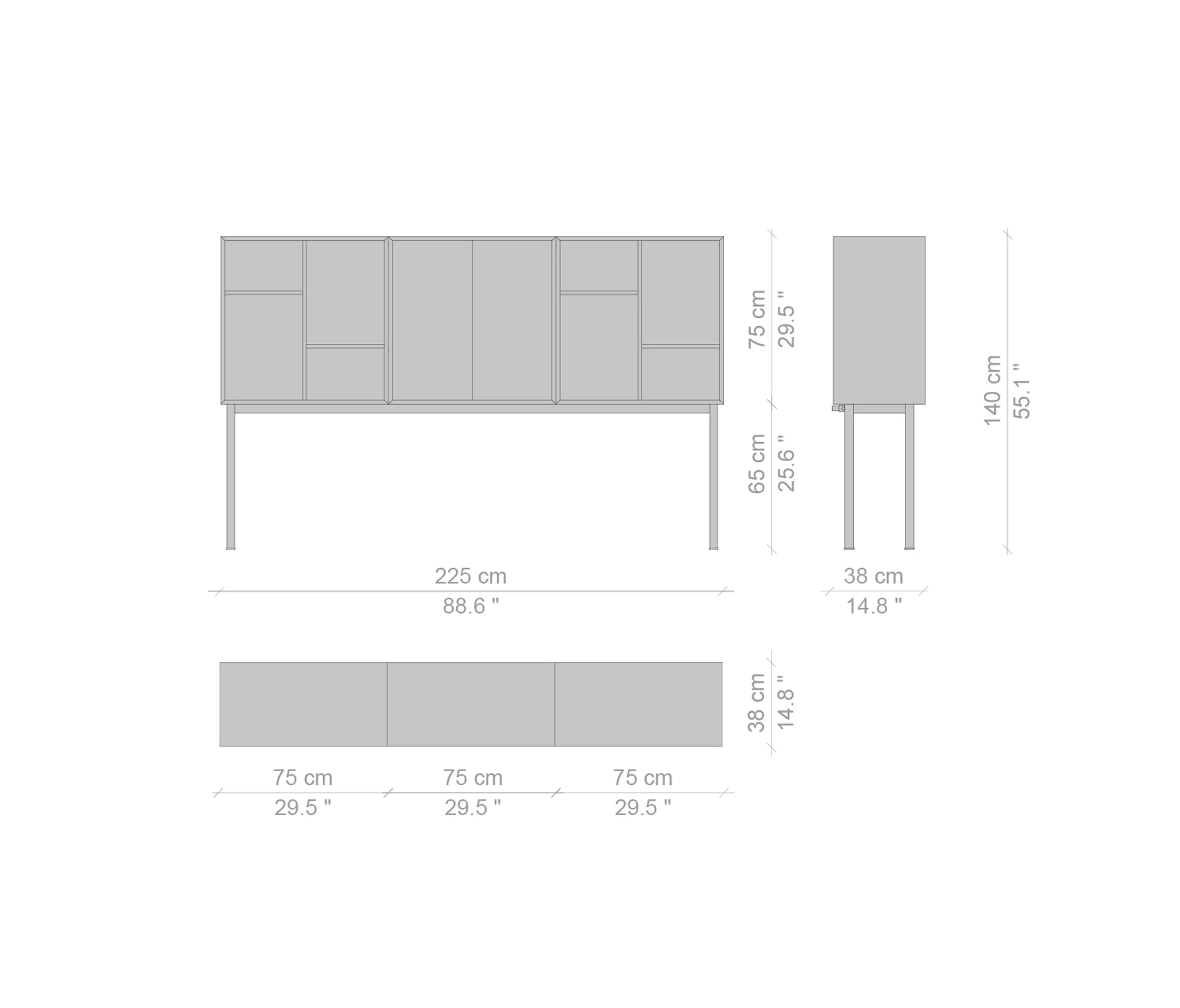 Cassina - 20 Casiers Standard P.E.N.