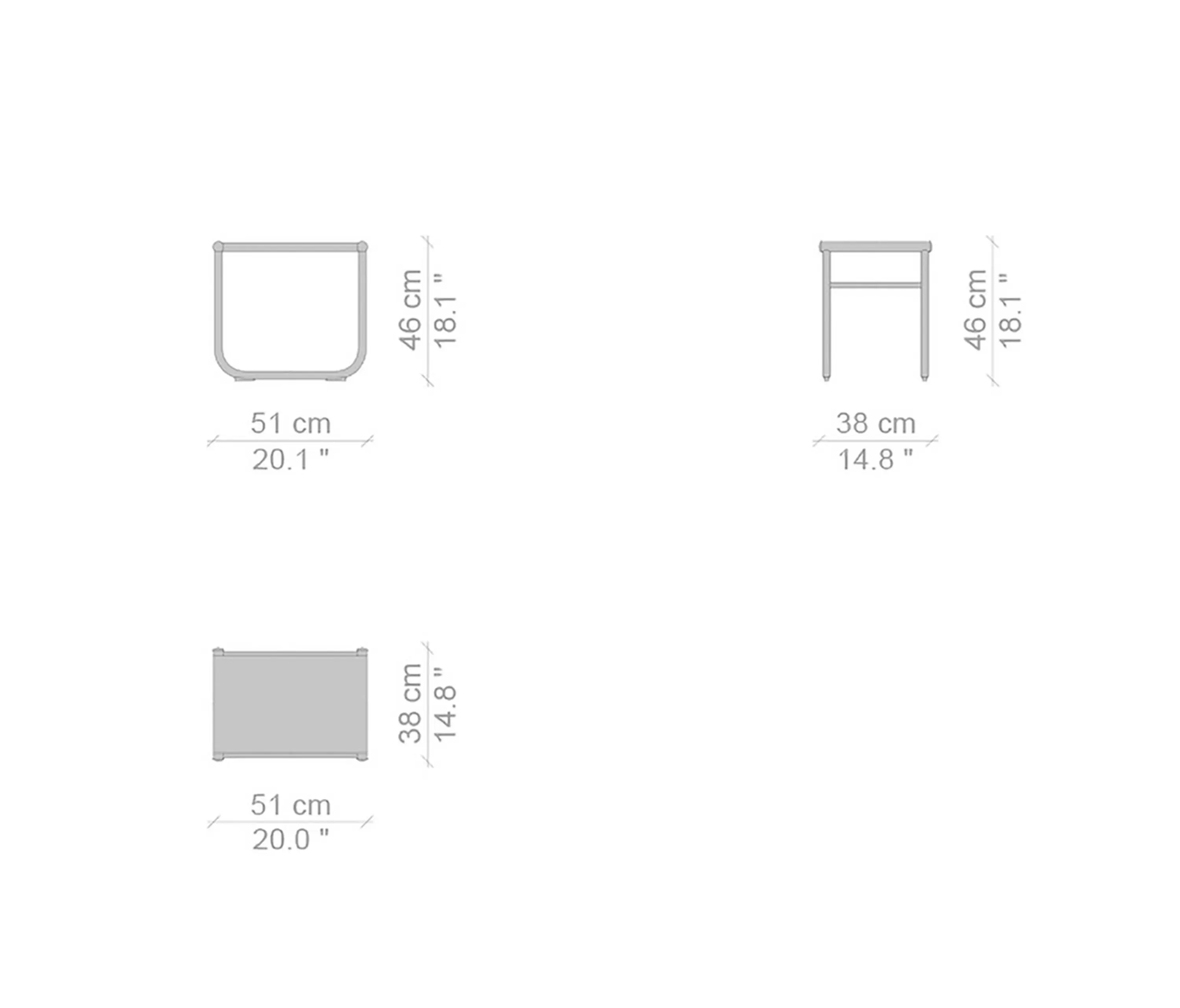 Cassina - 9 Tabouret