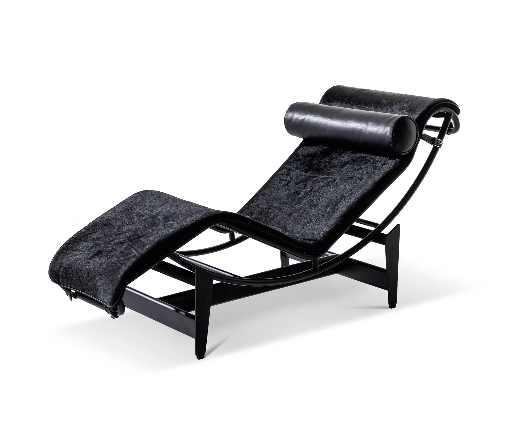 Cassina - 4 Chaise longue à réglage continu, noire, durable