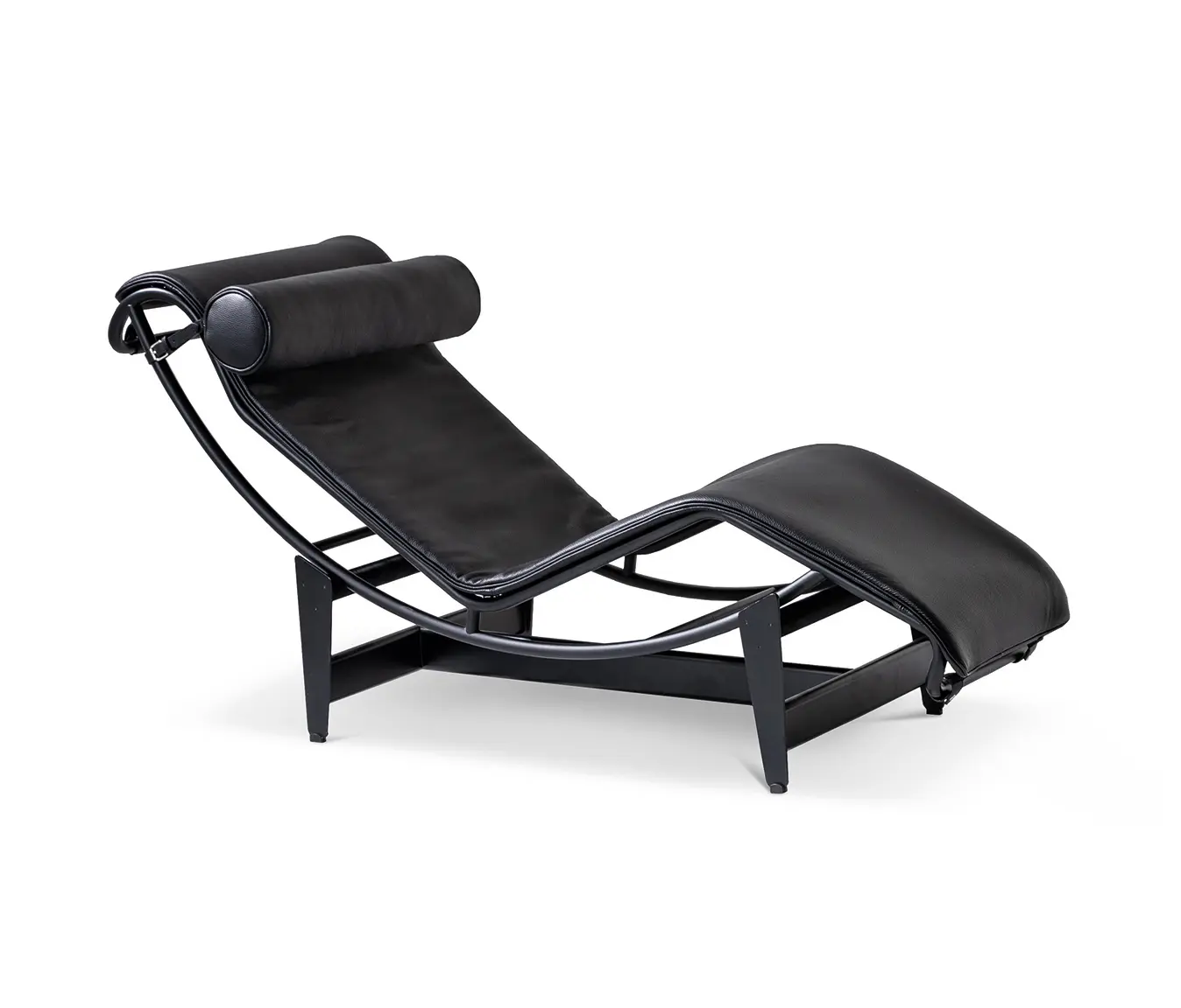 Cassina - 4 Chaise longue à réglage continu, noire, durable