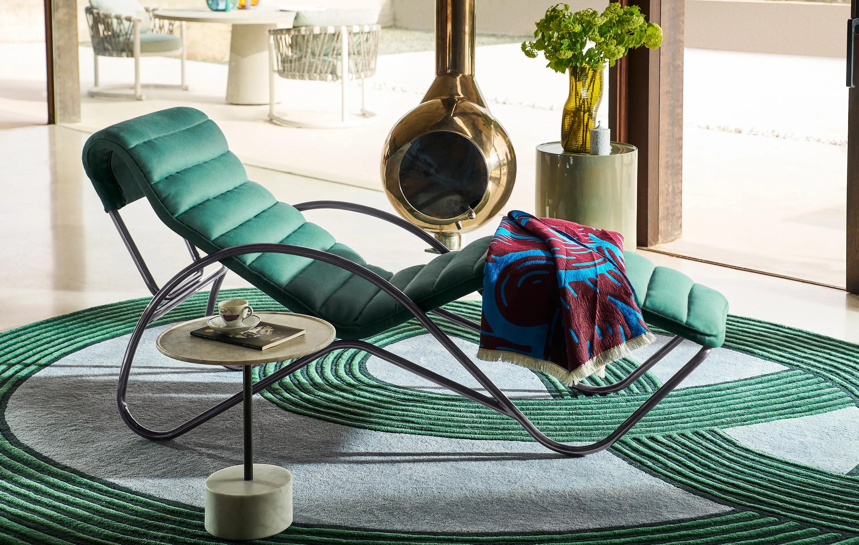 546 CHAISE LONGUE INDOCHINE - Day beds / Lounger from Cassina