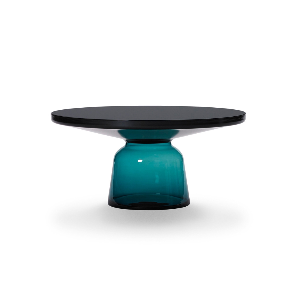 Display product Bell Coffee Table steel-glass-blue from manufacturer ClassiCon