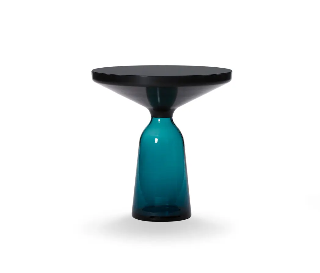 ClassiCon - Bell Side Table steel-glass-blue