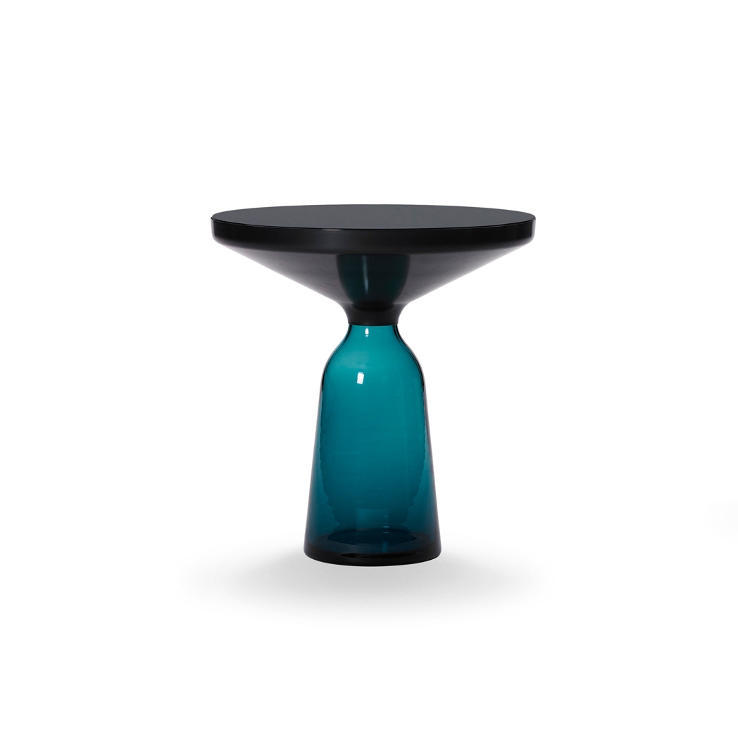 Mostrar el producto Bell Side Table steel-glass-blue del fabricante ClassiCon