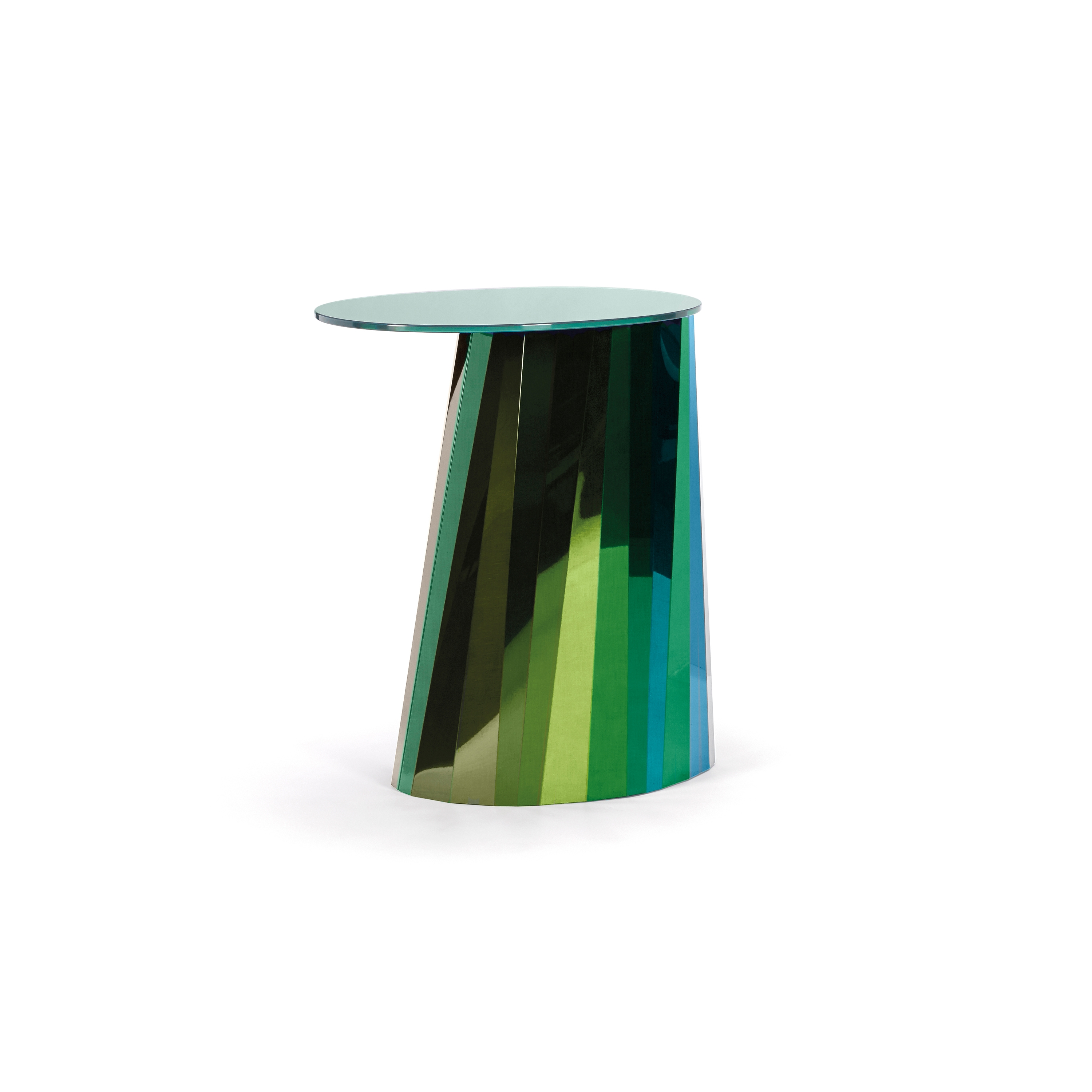 Afficher le produit Pli Side Table High Green Satin du fabricant ClassiCon